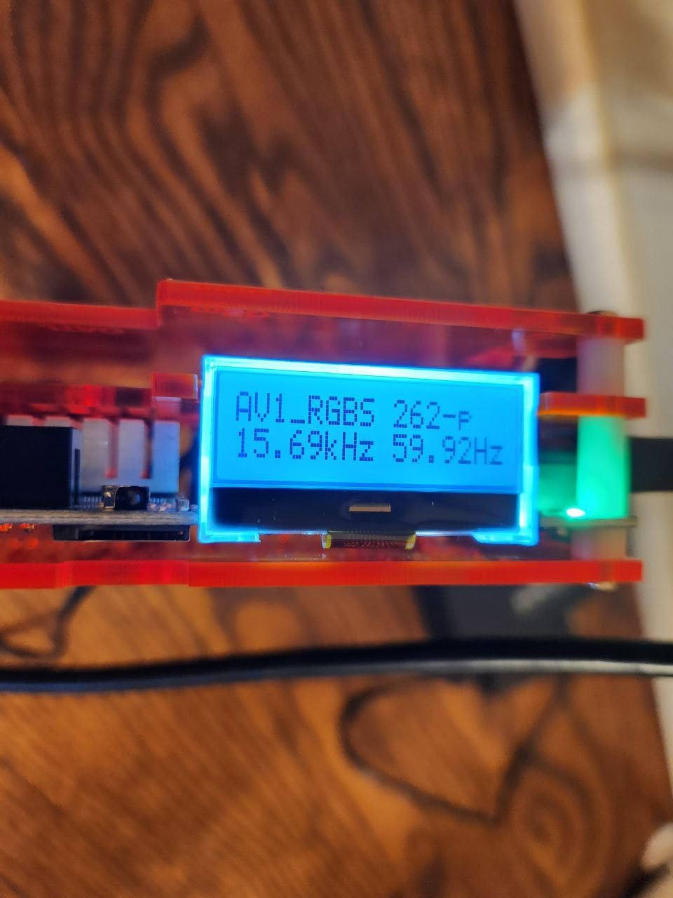 Mcbazel OSSC SCART Component VGA to HDMI Open Source Scan Converter v1.6 for Retro Gaming Saturn SNES PS1 Console US Plug customer photo 1