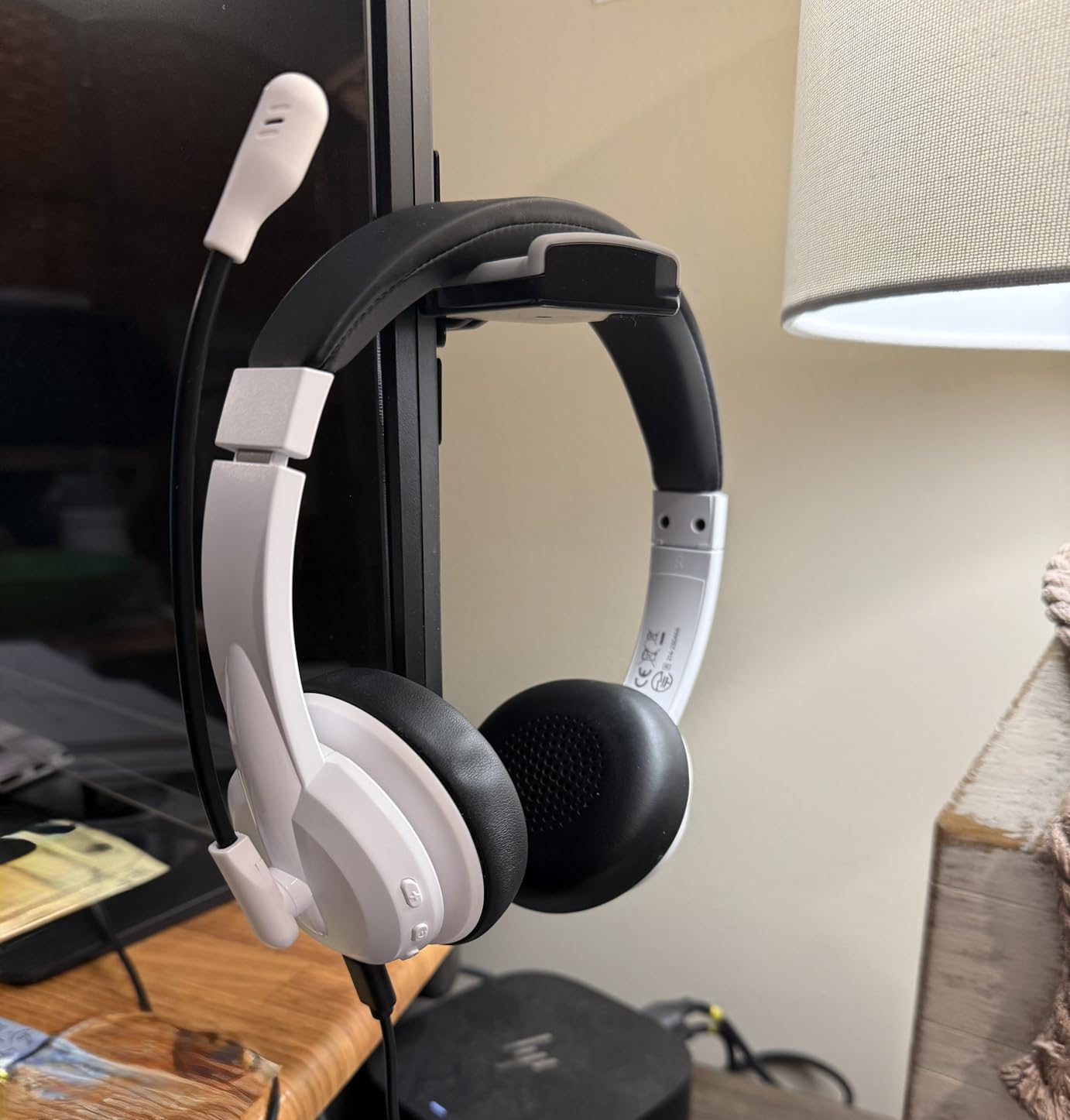 TotalMount Monitor Stand for Headphones and Headsets (Premium-Grade Holder Saves Desk Space and Protects Headphones) customer photo 2