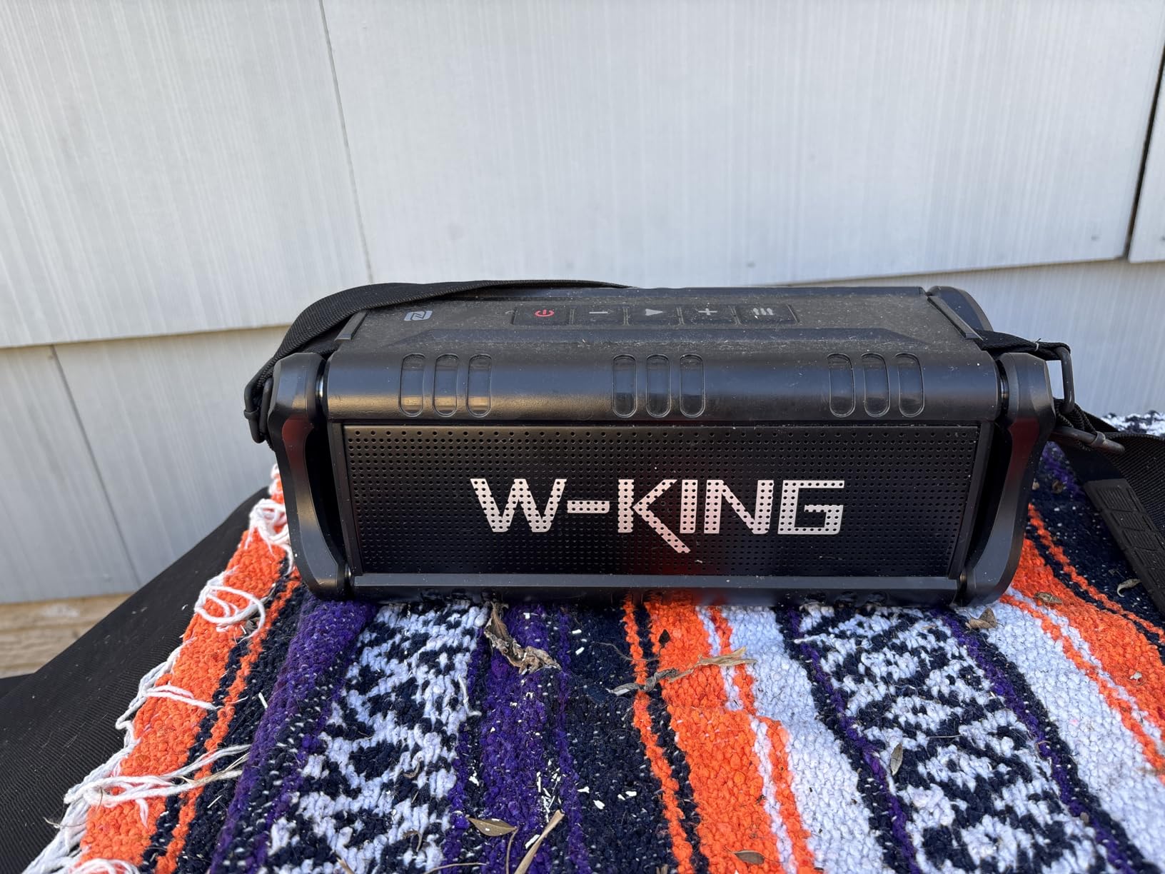 W-KING Bluetooth Speaker, 90W Max Portable Outdoor Speaker Loud, IPX6 Waterproof/50W Deep Bass Subwoofer/40H/EQ/Dual Pairing/TF/AUX, Large Boombox Speakers Bluetooth Wireless for Party/Beach/Jobside customer photo 1