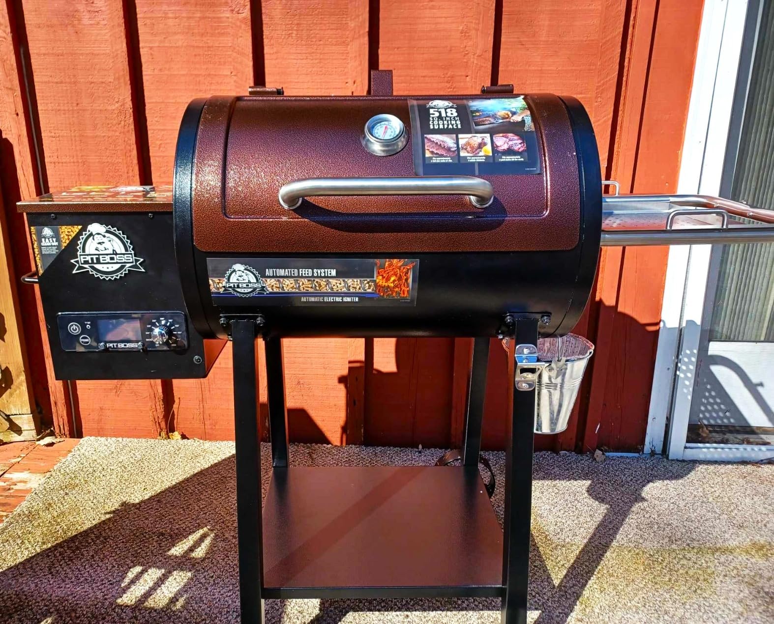 Pit Boss PB440D2 Wood Pellet Grill, 440 SERIES, Black customer photo 2
