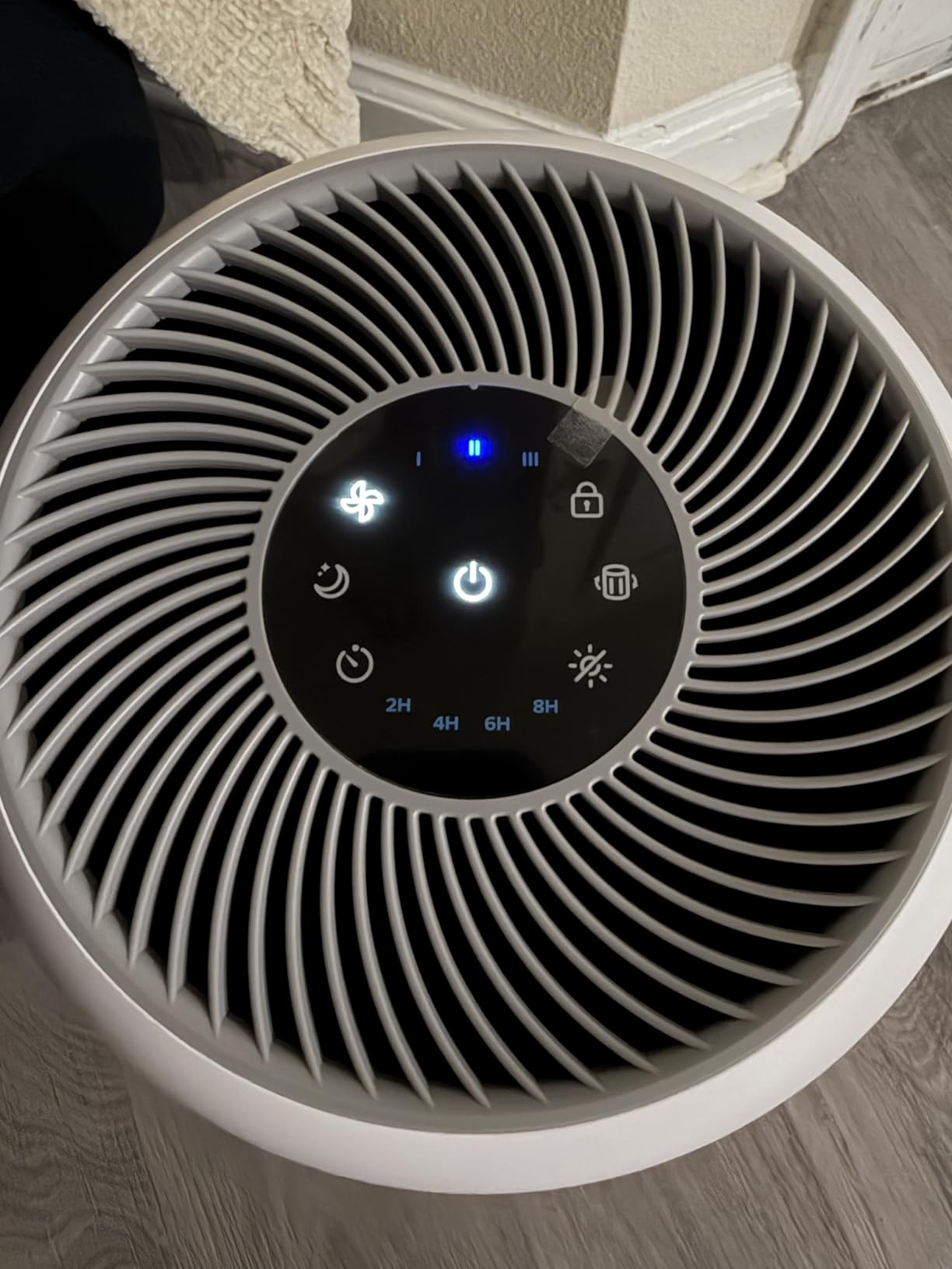 LEVOIT Air Purifier for Home Allergens Pet Hair in Bedroom, Covers Up to 1073 ft² by 56W High Torque Motor, AHAM VERIFIDE, 3-in-1 Filter with HEPA Sleep Mode, Remove Dust Smoke Odor, Core300-P, Black customer photo 2