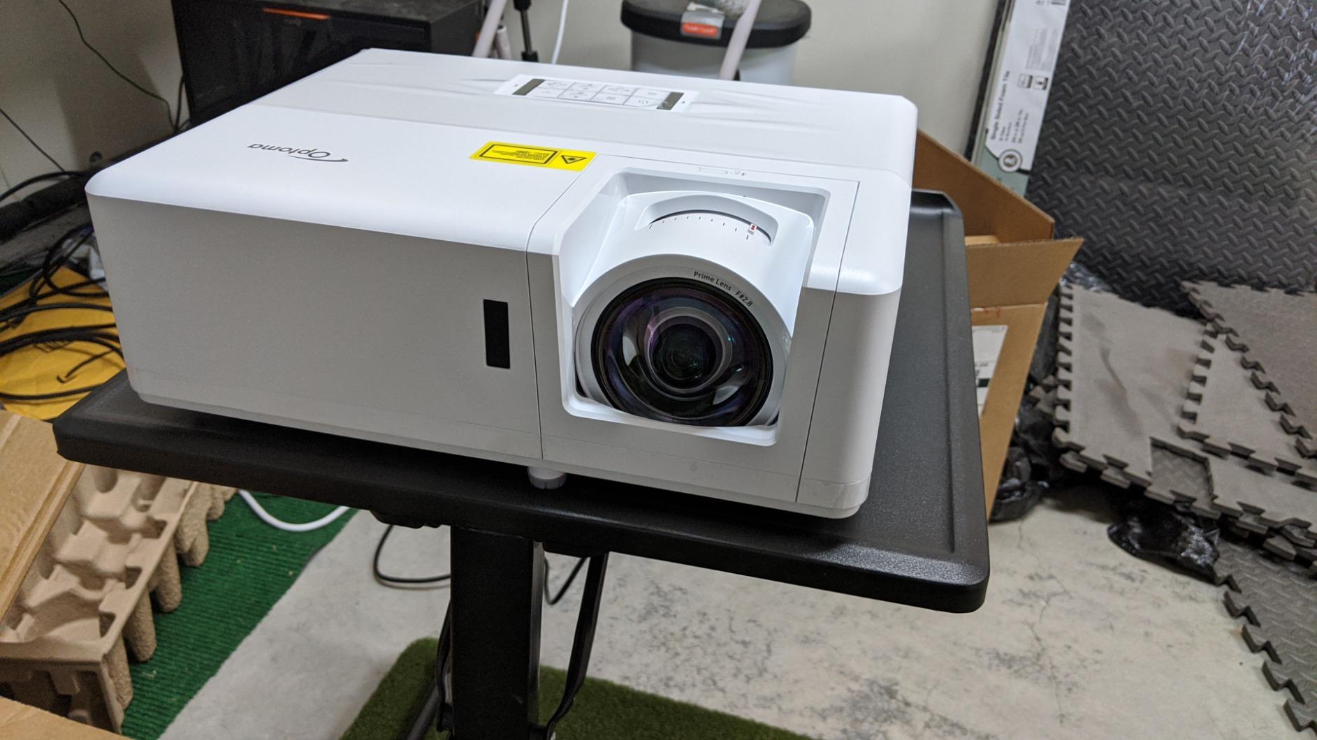 Optoma GT1090HDR Short Throw Laser Home Theater Projector | 4K HDR Input | Lamp-Free Reliable Operation 30,000 hours | Bright 4,200 lumens for Day and Night | Short Throw customer photo 2