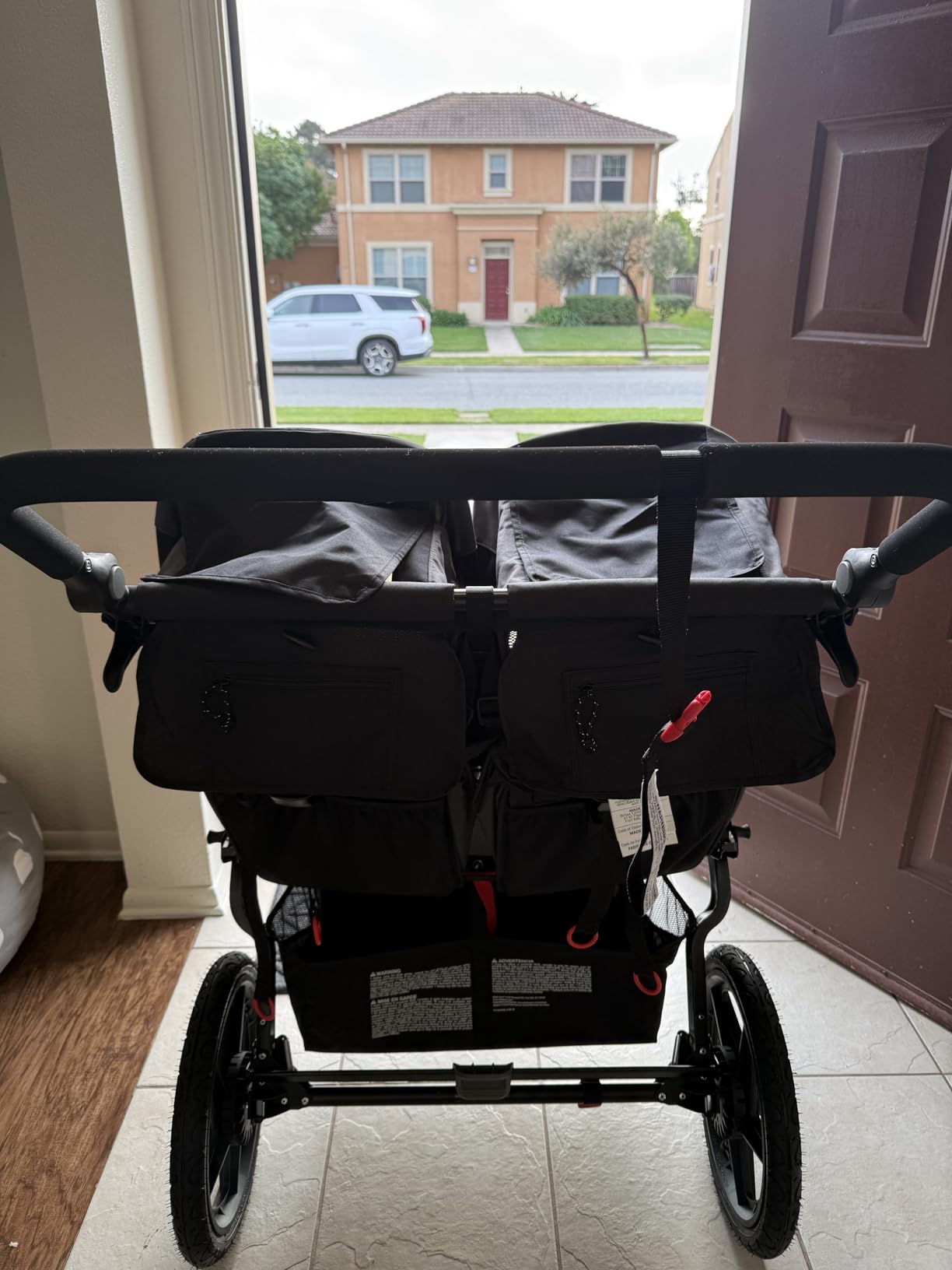 BOB Gear Revolution Flex 3.0 Duallie Jogging Stroller, Double Stroller, Graphite Black customer photo 1