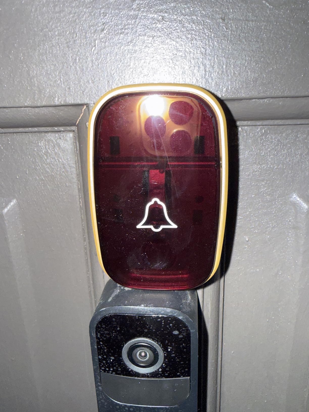 Wireless Doorbell, 1,000ft Range Loud Enough with 5Volume Levels and Mute Mode Door Chimes LED Flashing customer photo 2