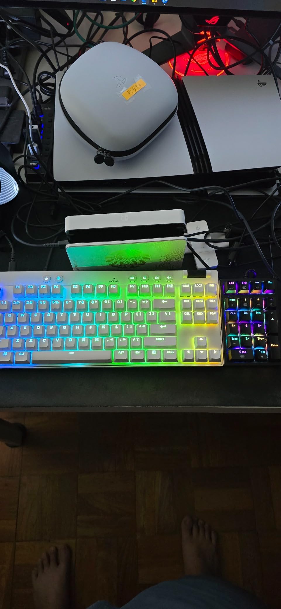 MOTOSPEED Macro Mechanical Numeric Keypad USB Wired 21 Keys Mini Numpad Portable Keypad RGB Backlight Gaming Keypad Extended Layout for Cashier(Fully Programmable Keys) customer photo 1