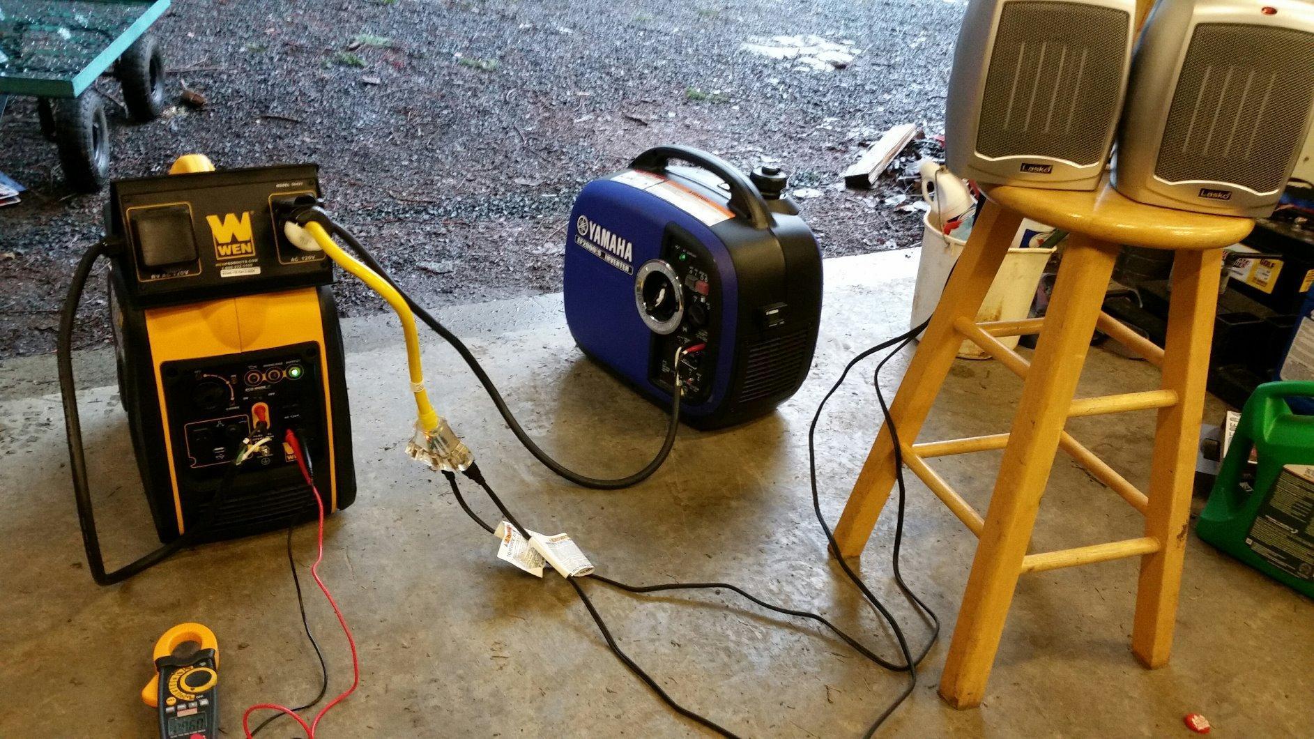 WEN Super Quiet 2350-Watt Portable Inverter Generator with Fuel Shut Off, Gasoline Power, Ultra Lightweight (56235i) customer photo 1