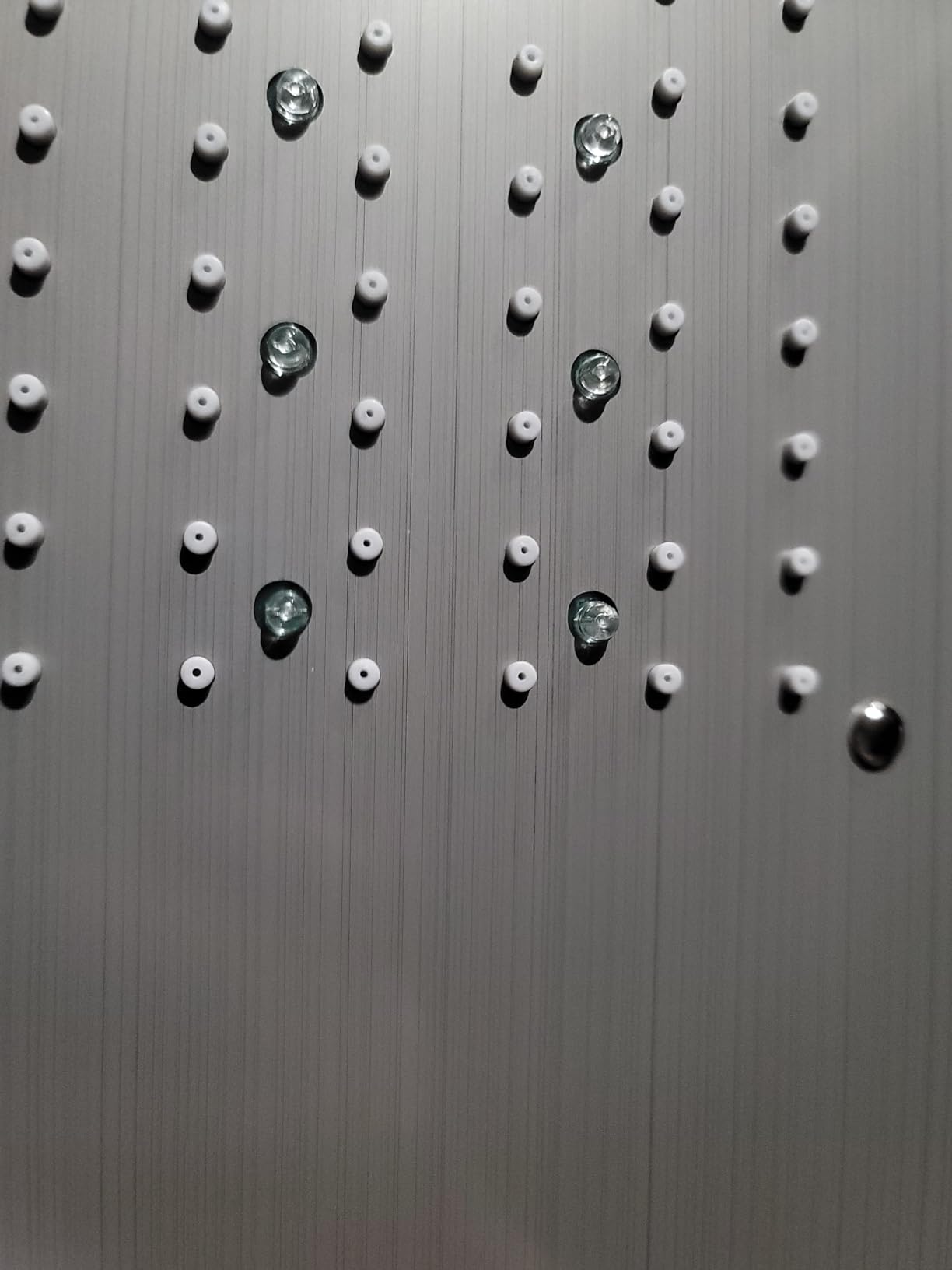 FUZ Contemporary Shower Panel Tower System Stainless Steel 6-Function Faucet LED Rainfall Waterfall Shower Head + Handheld Sprayer + Rain Massage Body Jets + Tub Spout, Brushed Nickel customer photo 1