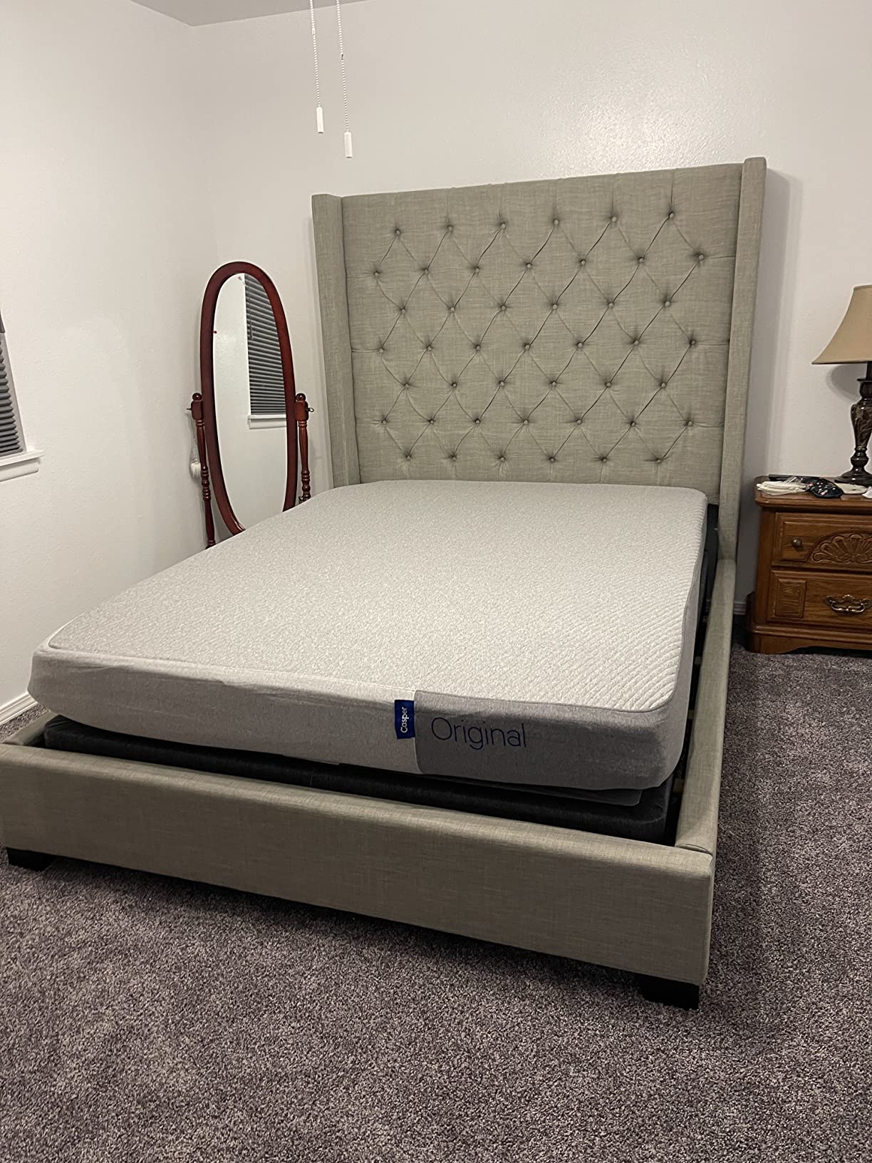Casper Sleep Original Foam Twin Mattress - Medium Firm Feel with Zoned Support - Motion Isolation - Breathable, Cooling Memory Foam - 100-Night Trial - CertiPUR-US customer photo 1