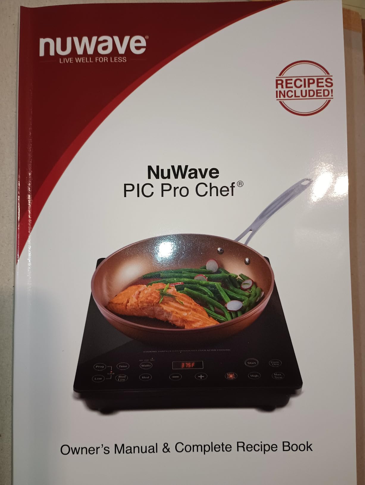 Nuwave Pro Chef Induction Cooktop, NSF-Certified, Commercial-Grade, Portable, Powerful 1800W, Large 8