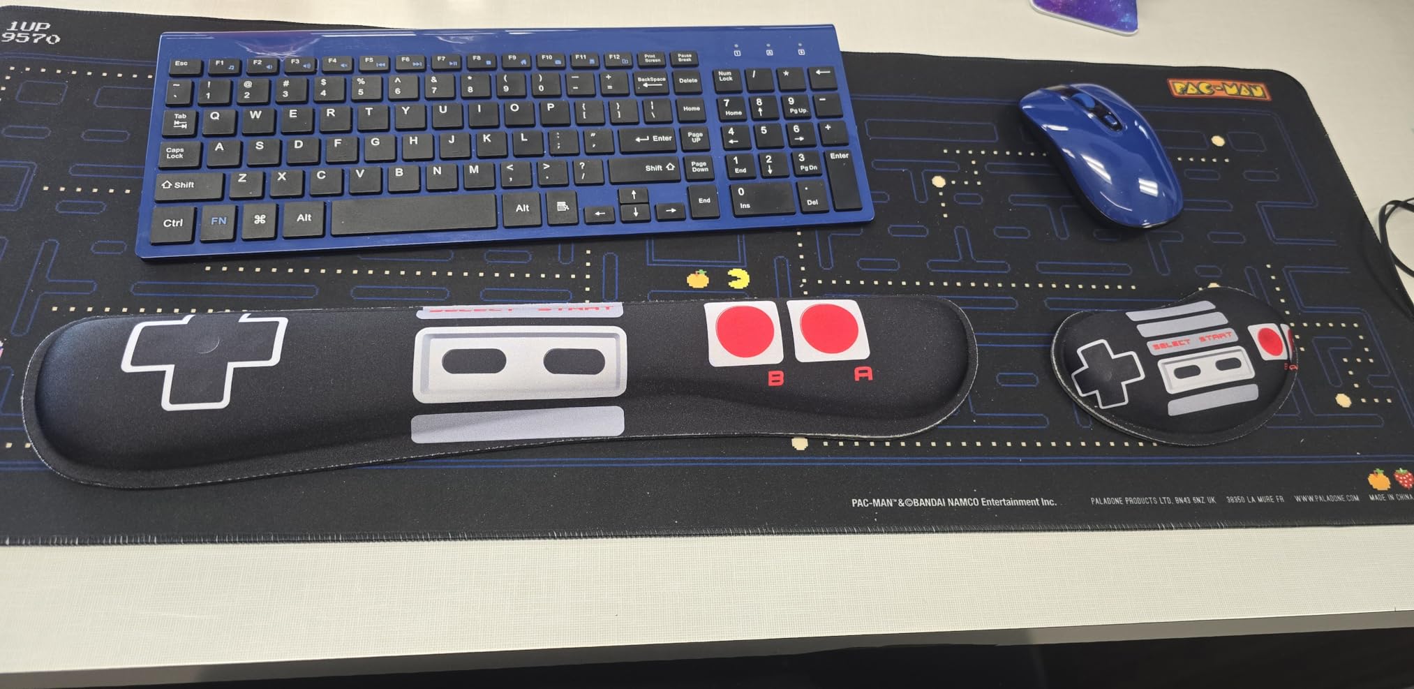 Keyboard Wrist Rest Pad and Mouse Wrist Support for Office, Game,Computer, Laptop, Pain Relief Memory Foam Wrist Rest Set customer photo 2