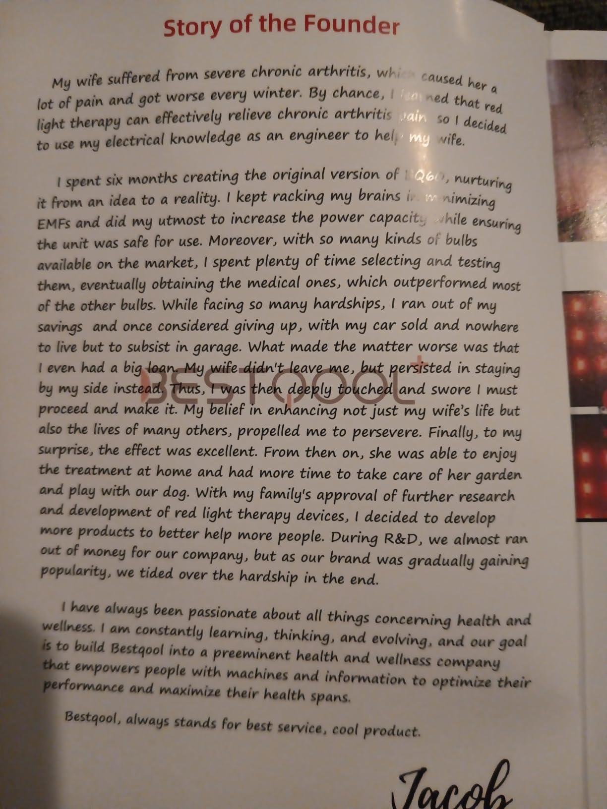 BestQool Red Light Therapy for face Body, 4 Wavelengths Infrared Red Light Therapy, 100 Elite Grade Dual Chip LEDs, High Power Red Light Panel, Infrared Light Therapy Device, Modular Design. 170W customer photo 1