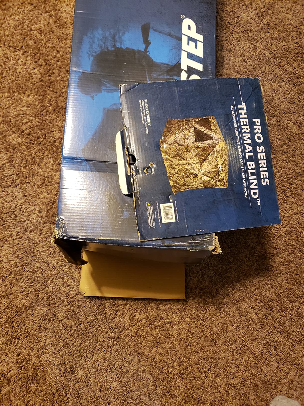 Ameristep Pro Series Thermal Hub Blind | 4 Person Insulated Hunting Blind Designed for Cold Weather in Mossy Oak Elements Terra, AMEBF1009, One Size customer photo 2