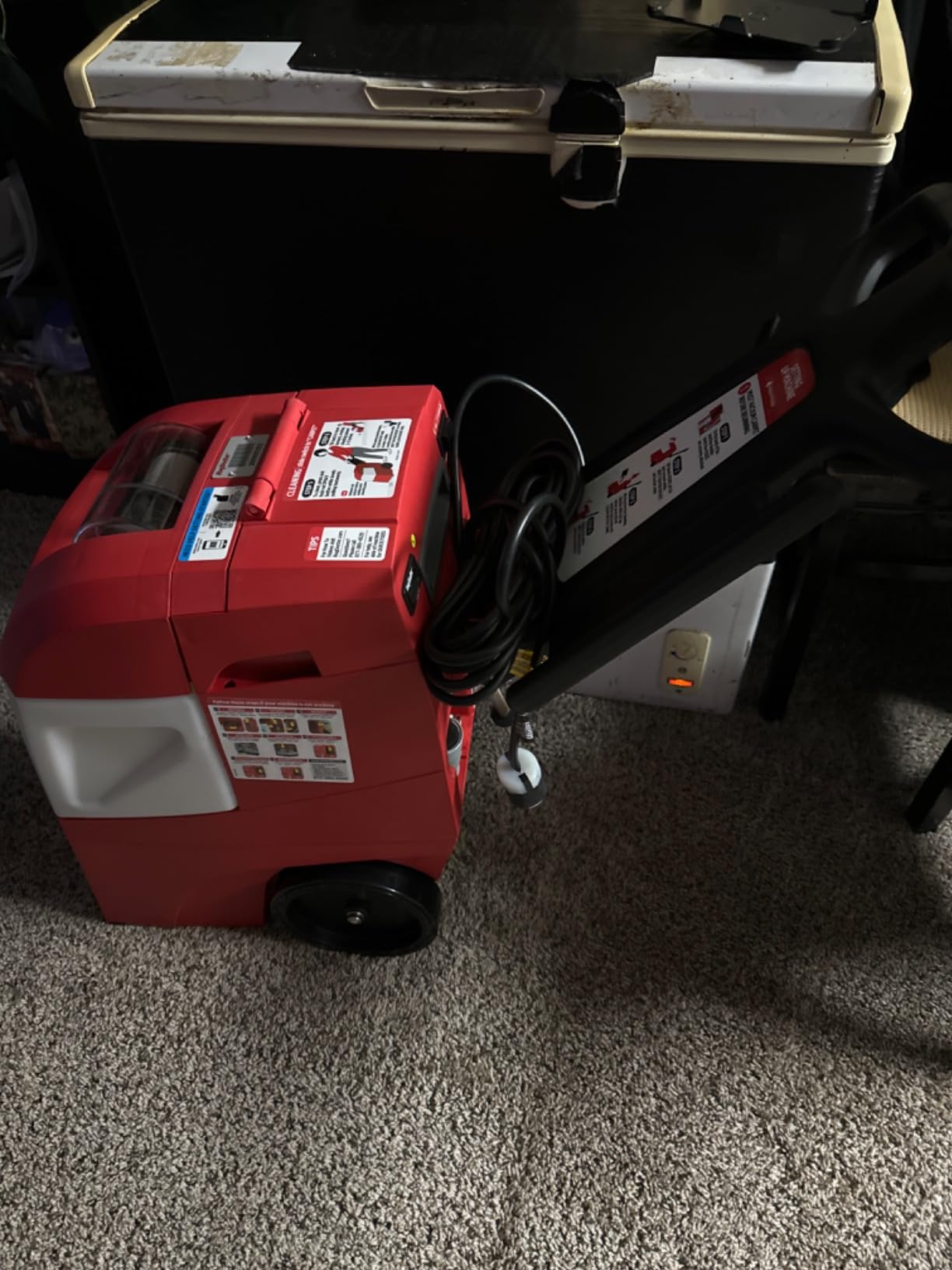 Rug Doctor X3 Commercial Carpet Cleaner - Large Red Oxy Pro Pack, Exclusive Vibrating Brush Spray Scrub and Extract customer photo 1