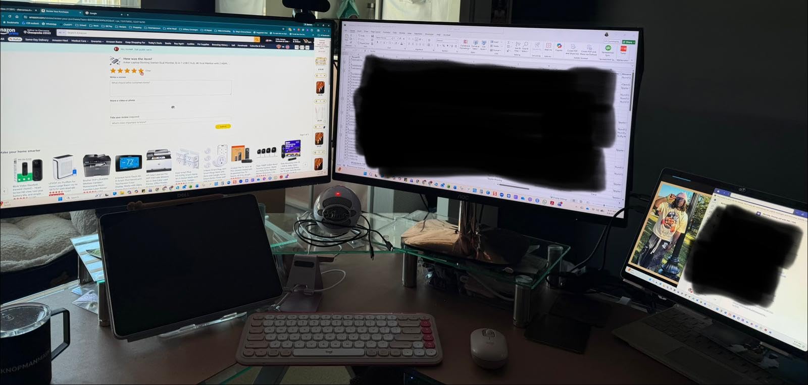 Anker Laptop Docking Station Dual Monitor, 8-in-1 USB C Hub, 4K Dual Monitor with 2 HDMI, 1 Gbps Ethernet Hub, 85W Power Delivery, SD Card Reader, for XPS and More customer photo 2