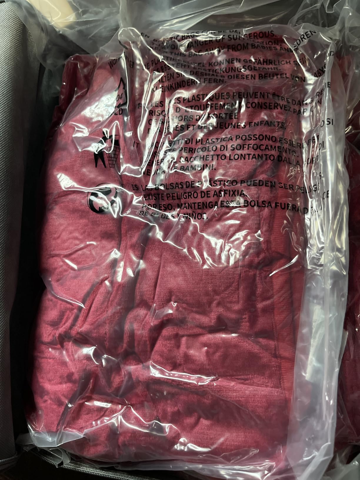 Wemore Sherpa Fleece Weighted Blanket for Adult, 15 lbs Dual Sided Cozy Fluffy Heavy Blanket, Ultra Fuzzy Throw Blanket with Soft Plush Flannel Top, 48 x 72 inches, Grey on Both Sides customer photo 2