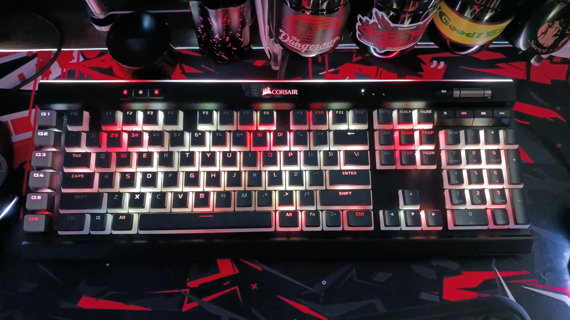 HyperX Pudding Keycaps - Double Shot PBT Keycap Set with Translucent Layer, for Mechanical Keyboards, Full 104 Key Set, OEM Profile, English (US) Layout - Black customer photo 1