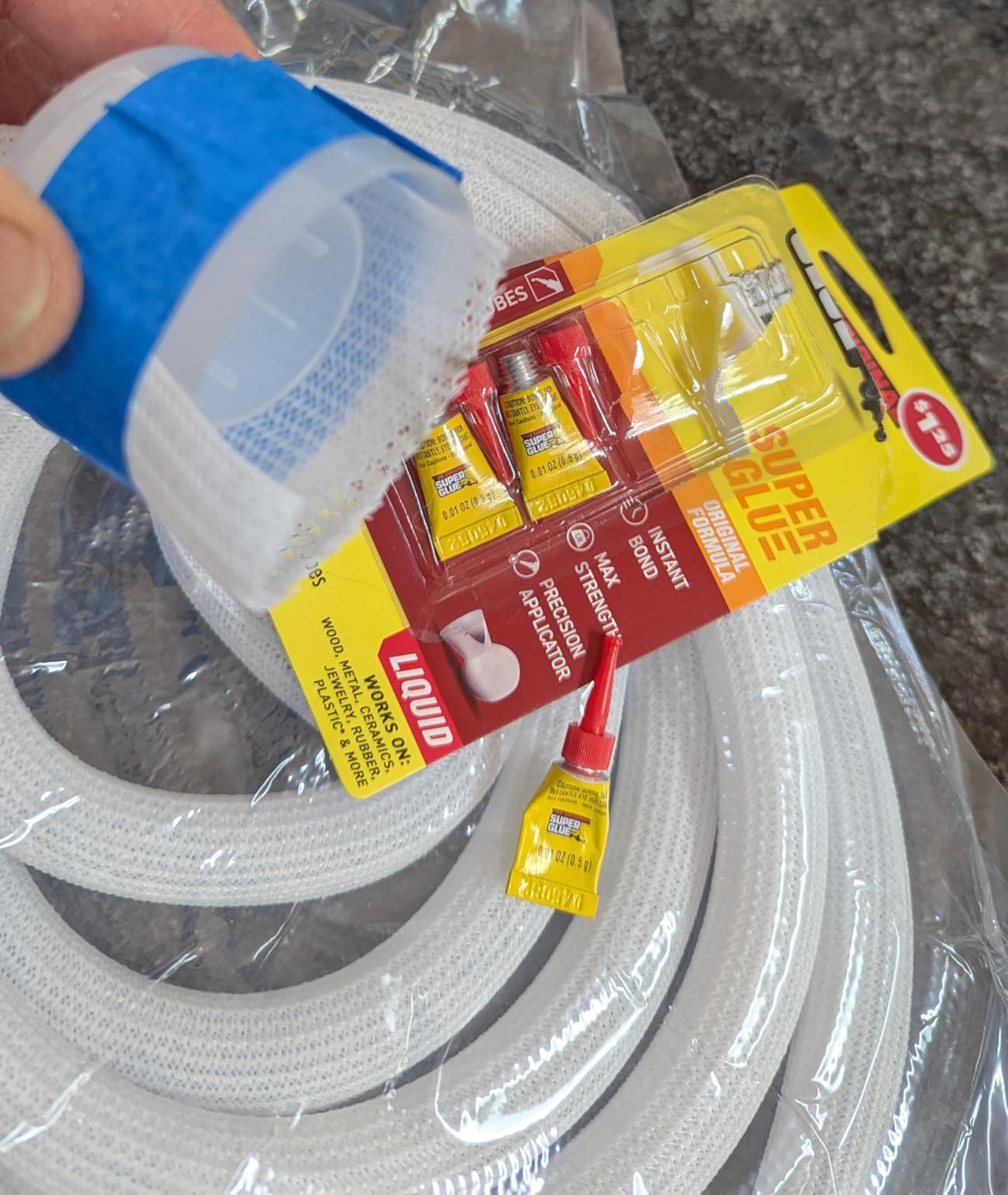 CrocSee 25ft - 1/2 inch Braided Cable Management Sleeve Cord Protector - Self-Wrapping Split Wire Loom customer photo 1