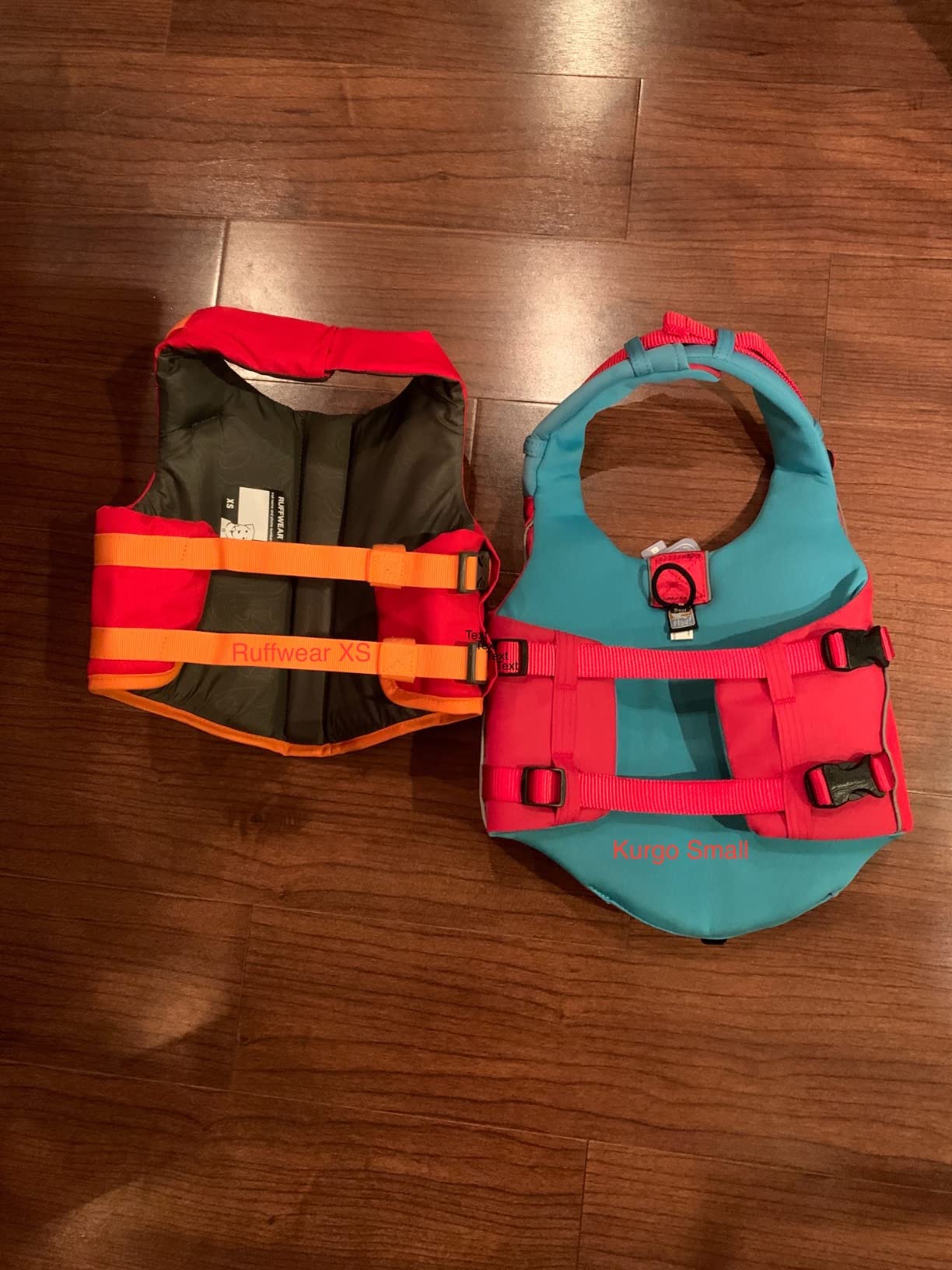 Kurgo Surf n' Turf Dog Life Jacket, Adjustable Dog PFD, Reflective Floatation Vest for Small, Medium, Large Pets (Yellow/Blue, Small) customer photo 1