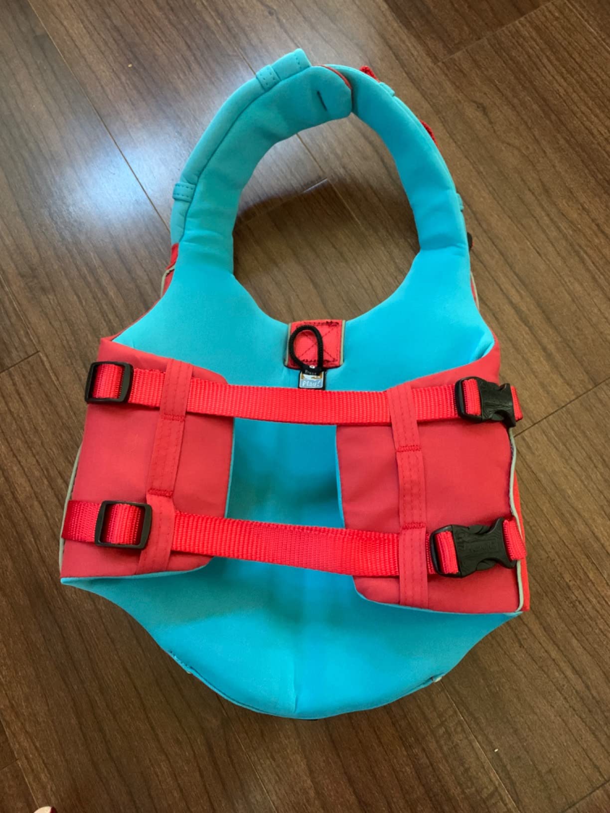 Kurgo Surf n' Turf Dog Life Jacket, Adjustable Dog PFD, Reflective Floatation Vest for Small, Medium, Large Pets (Yellow/Blue, Small) customer photo 2