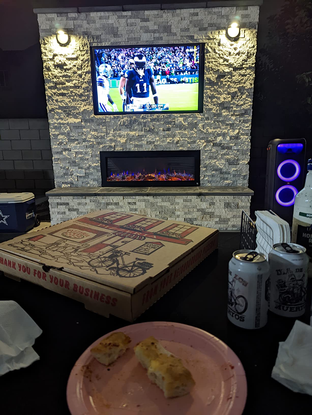 Samsung 75-inch Class QLED 4K The Terrace Partial Sun Outdoor Smart TV w/ Alexa Built-in customer photo 2