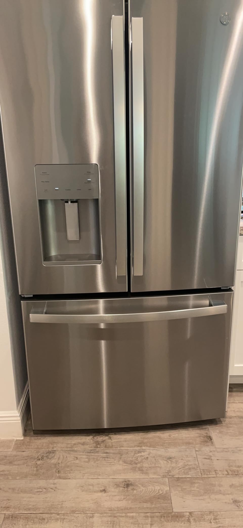 GE 25.6 Cu. Ft. Fingerprint Resistant French-Door Refrigerator customer photo 1