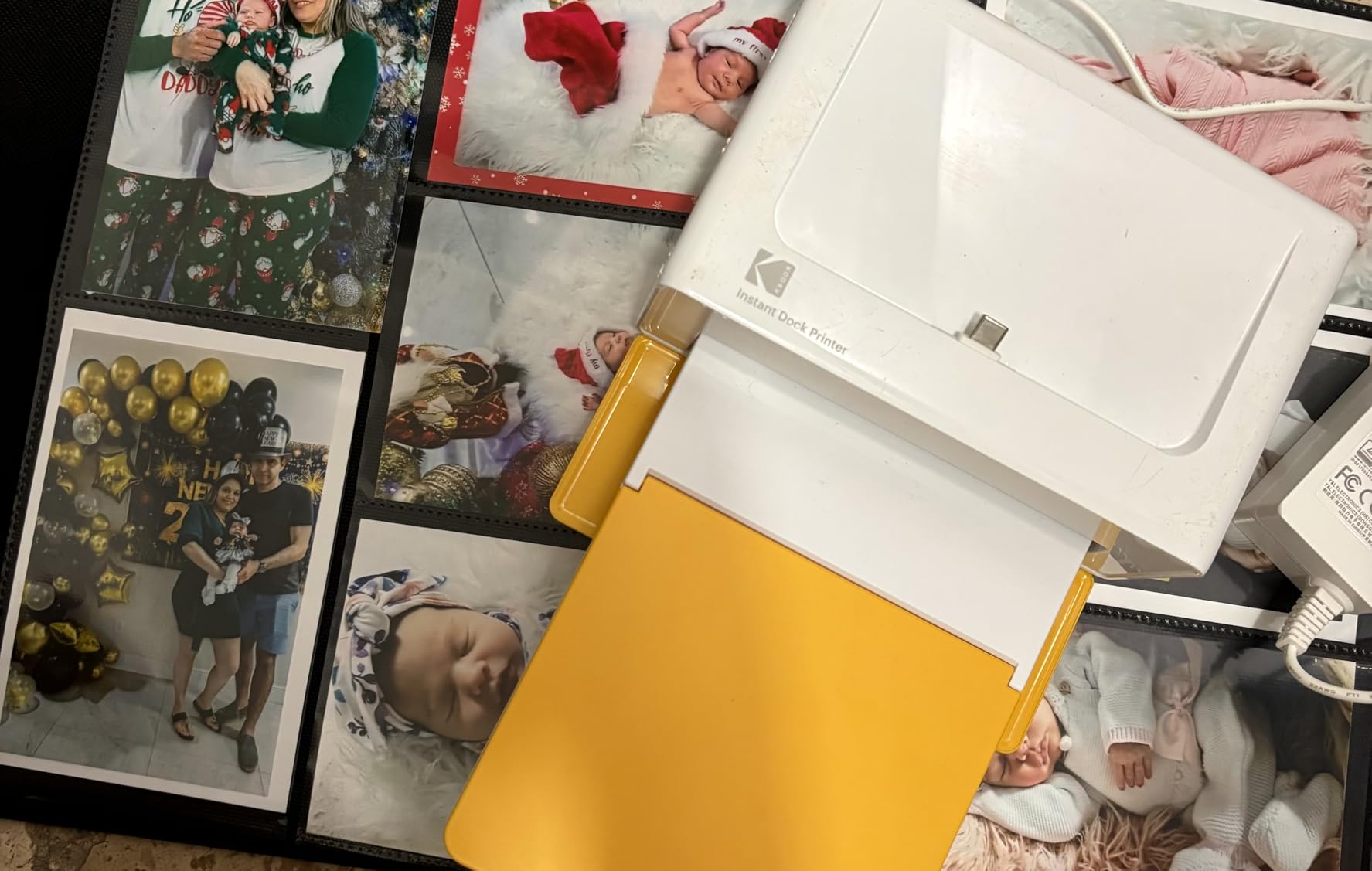 KODAK Dock Plus 4x6'' Photo Printer, 50 Sheets, Docking & Bluetooth Smartphone Printer for iPhone & Android, Instant Color Prints, 4PASS Dye Sublimation customer photo 1