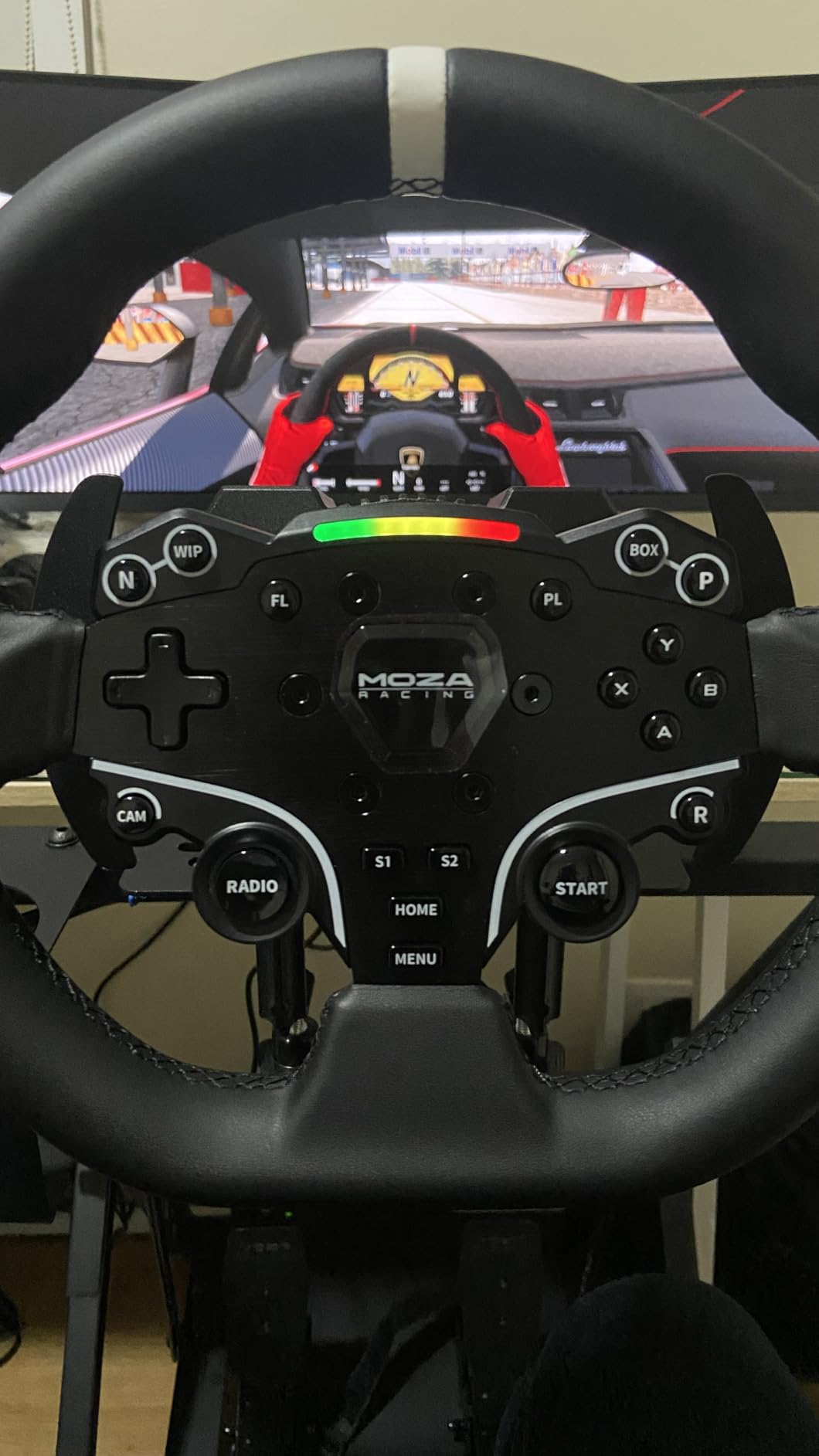 CO-Z Foldable Racing Steering Wheel Stand, Height Adjustable Plus Gearshift Mount Compatible with Logitech G920 G27 G25 G29 Racing Wheel and Pedal, Thrustmaster T80 T150 TX F430 customer photo 2