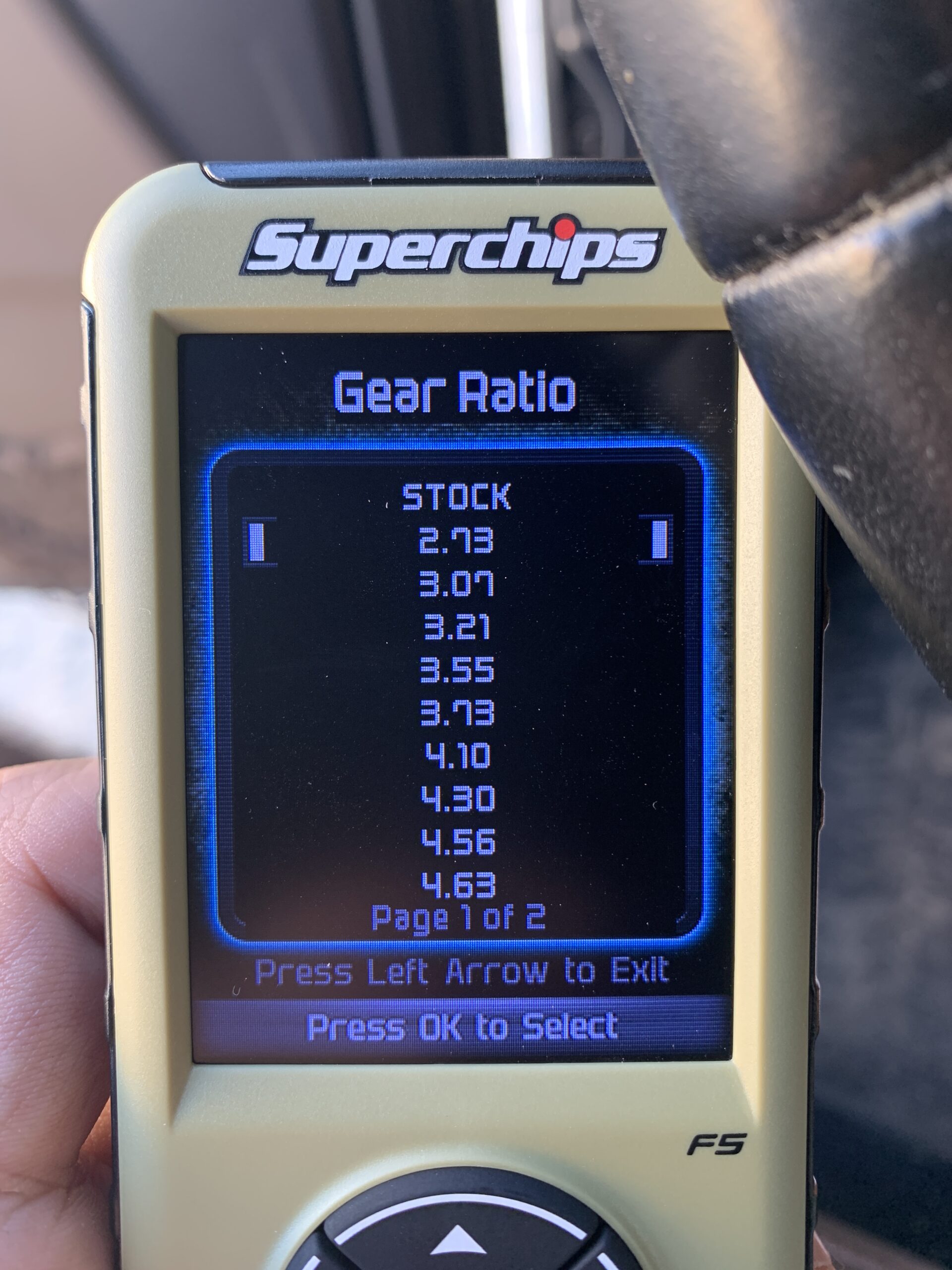 Superchips Flashcal F5 In-Cab Tuner for Jeep JK Wrangler customer photo 2