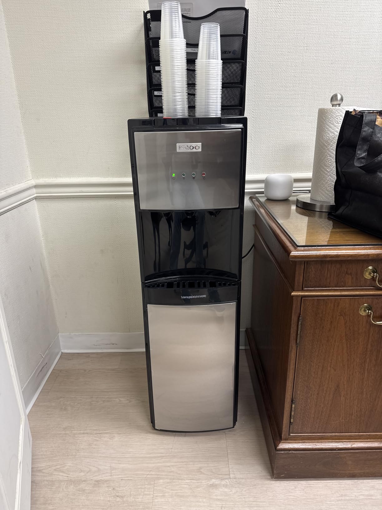 Igloo Bottom Loading Water Cooler - Hot, Cold, & Room Temperature Dispenser - Stainless Steel, Holds 3 & 5 Gallon Jugs, Child Safety Lock - for Homes, Kitchens, Offices, Dorms customer photo 1