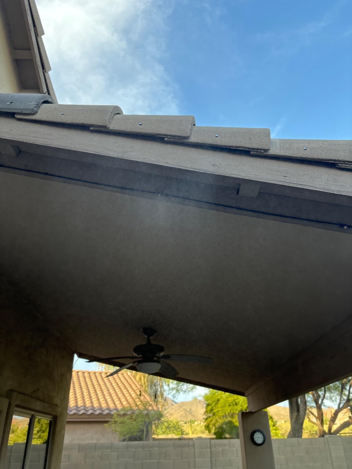 Misters for Outside Patio, 50FT|15M Outdoor Water Misting Cooling System. Backyard Mist Kit for Garden Greenhouse Fan Deck Umbrella Canopy Pool Porch Trampoline Sprinkler Park BBQ Party Accessories customer photo 1