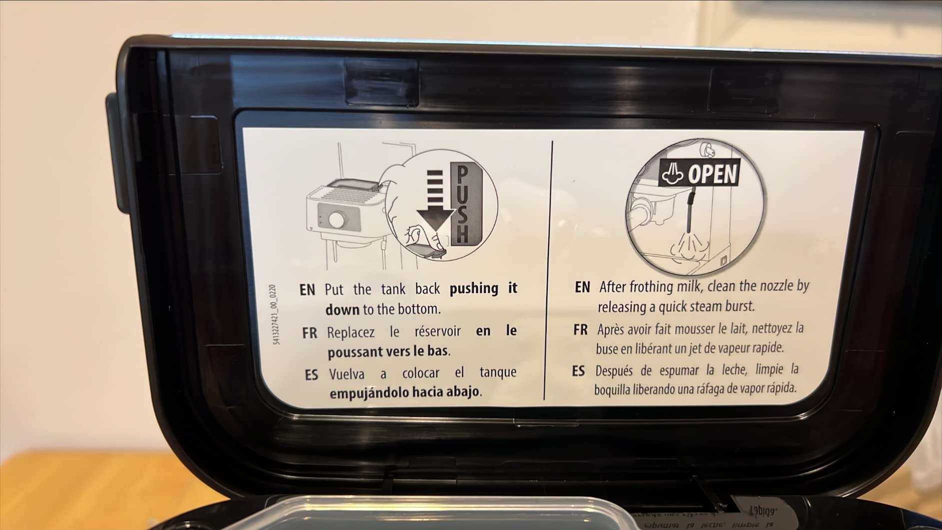 Stilosa Manual Espresso Machine, Compact Coffee Maker, 15 Bar Pump Pressure, Manual Milk Frother Steam Wand for Authentic Single & Double Espresso, Lattes & Cappuccinos, Tamper Included customer photo 1