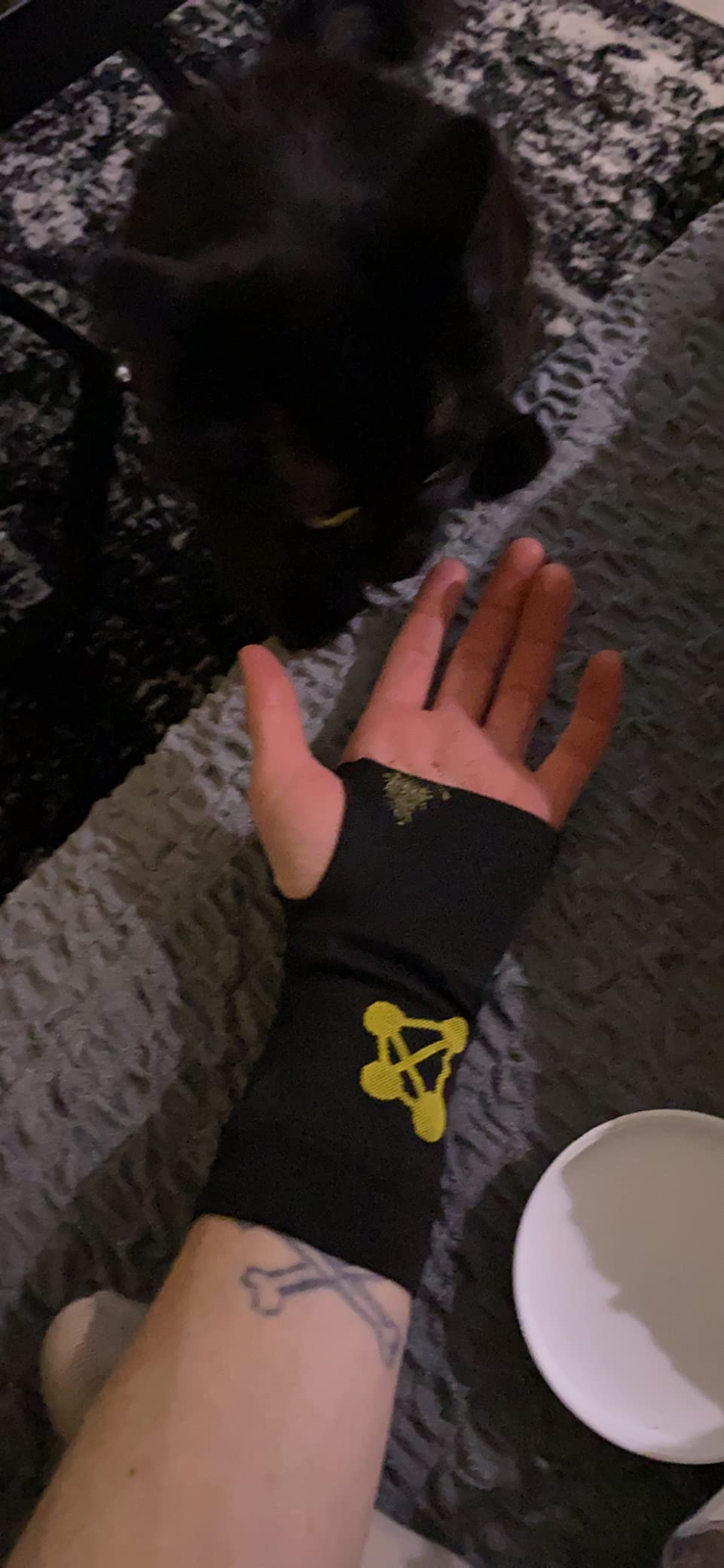 CopperJoint Wrist Brace for Carpal Tunnel Relief - Copper Compression Wrist Sleeve for Carpal Tunnel, Gaming Wrist Support, Yoga Wrist Support, Tennis Wrist Support, Wrist Sleeve (Pair, Small) customer photo 2