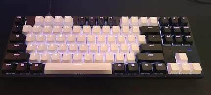 Keychron C1 Wired Mechanical Keyboard TKL, RGB Backlit with Double-Shot ABS Keycaps, 87 Keys Hot-Swappable Pre-lubed Tactile Switch Compatible with Mac Windows customer photo 1