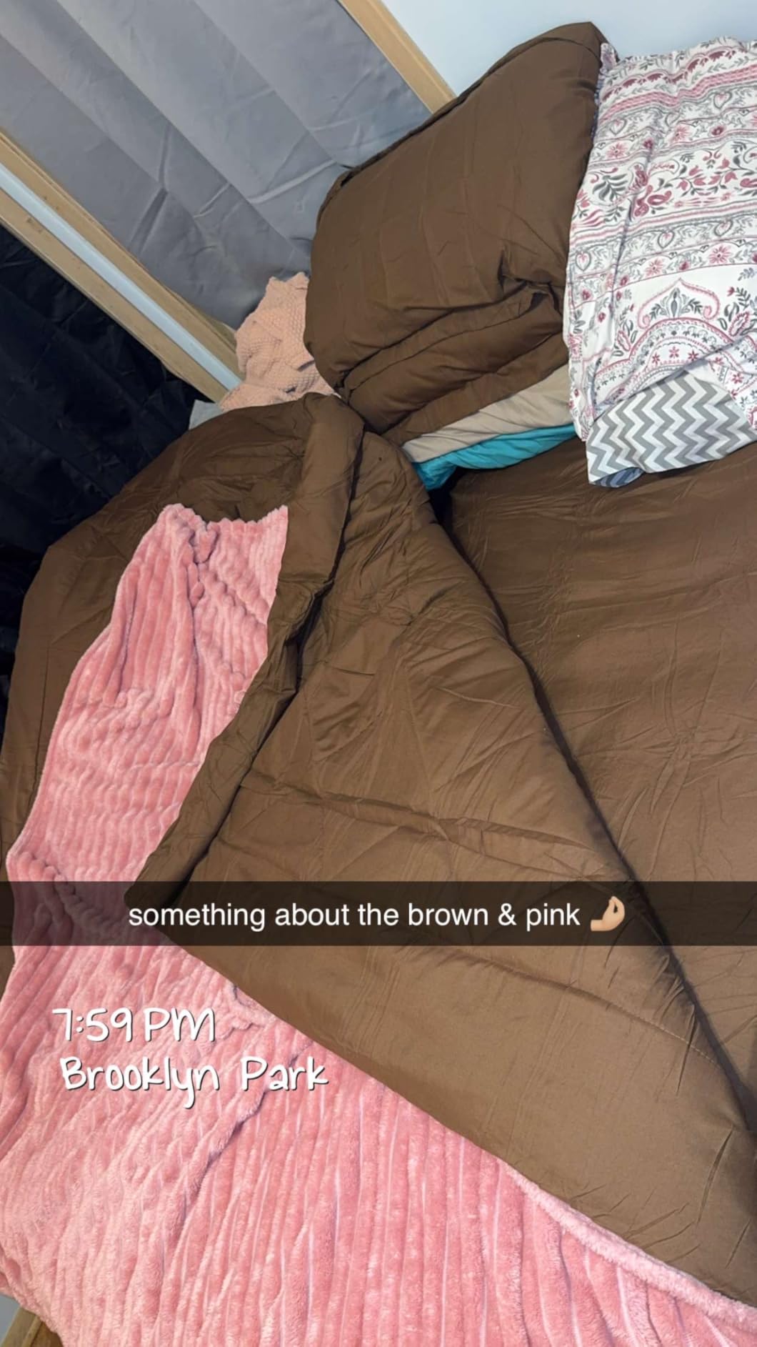 CozyLux Queen Comforter Set Dark Grey - Bed in a Bag Queen Size 7 Pieces, Luxury Soft Bed Set for All Seasons, Bedding Set with Comforter, Sheets, Pillowcases & Shams, Dark Gray, Queen customer photo 2