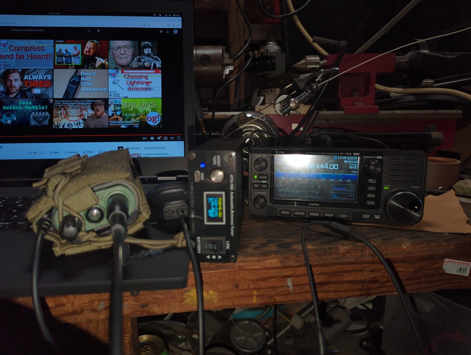 Icom IC-705 HF/VHF/UHF All Mode Portable QRP 5W/10W Transceiver customer photo 2