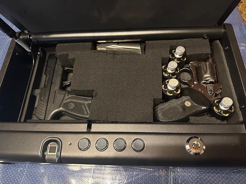SentrySafe Biometric Gun Safe for Handguns, Fingerprint Gun Safe with Interior Light, 2 Handgun Capacity, Firearm Storage with Bolt Down Kit customer photo 1