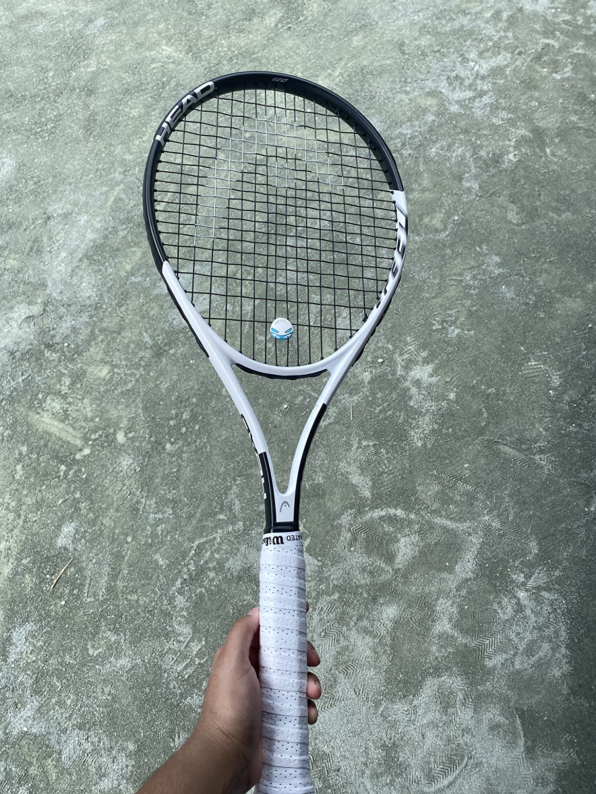 HEAD Geo Speed Adult Tennis Racket - Pre-Strung Light Balance 27.5 Inch Racquet customer photo 2
