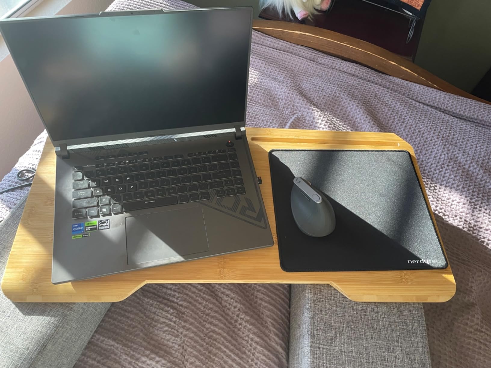 Couchmaster® CYWORX, Ergonomic Lap Desk for Notebooks or Wireless Equipment, Lapdesk for Home Office customer photo 1