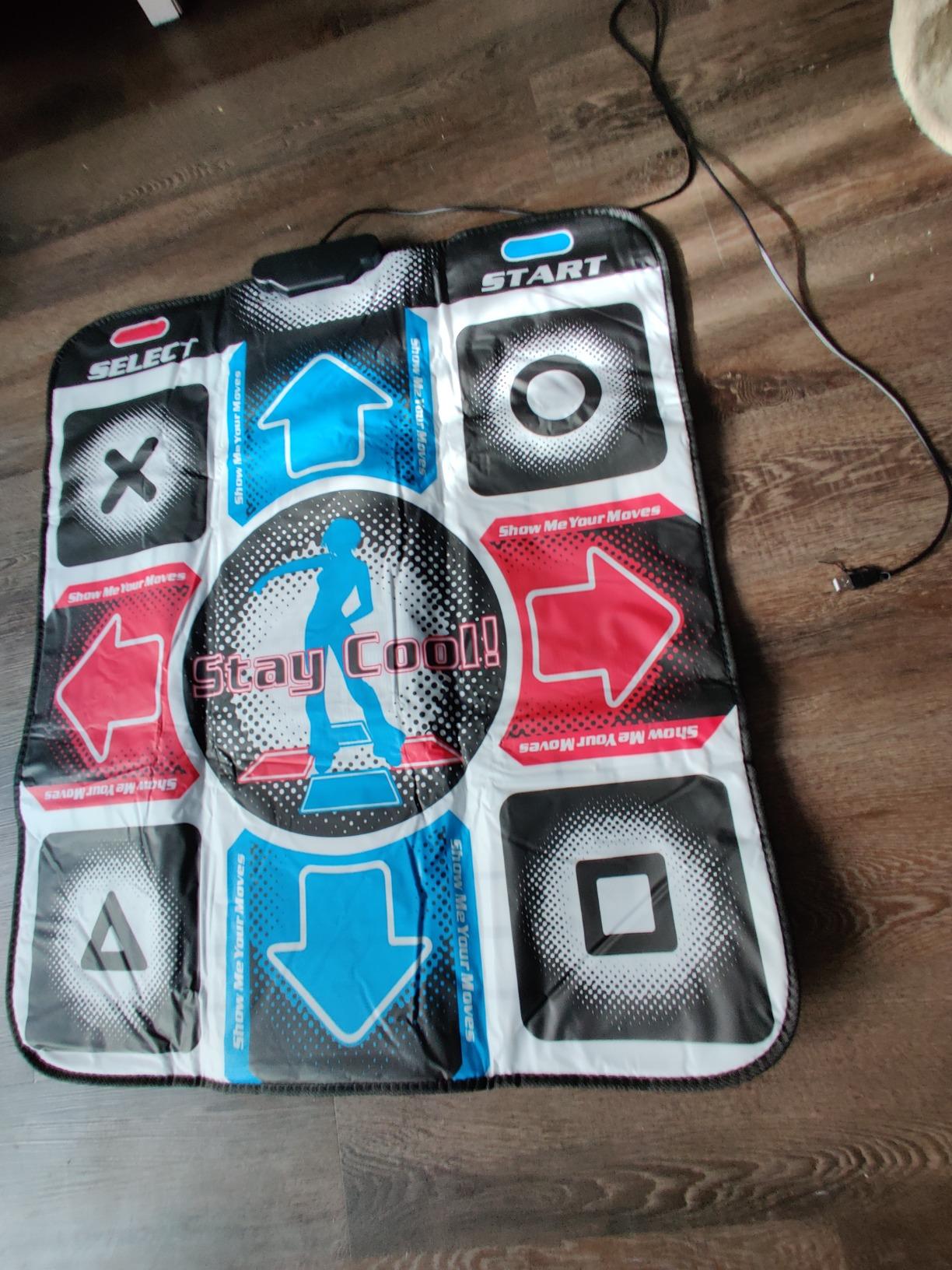AVIUDHE Dance Pad, Dancing Mat for Dance Dance Revolution (DDR) Non-Slip Sensitive USB Dance Blanket for PC Laptop Video Game customer photo 2