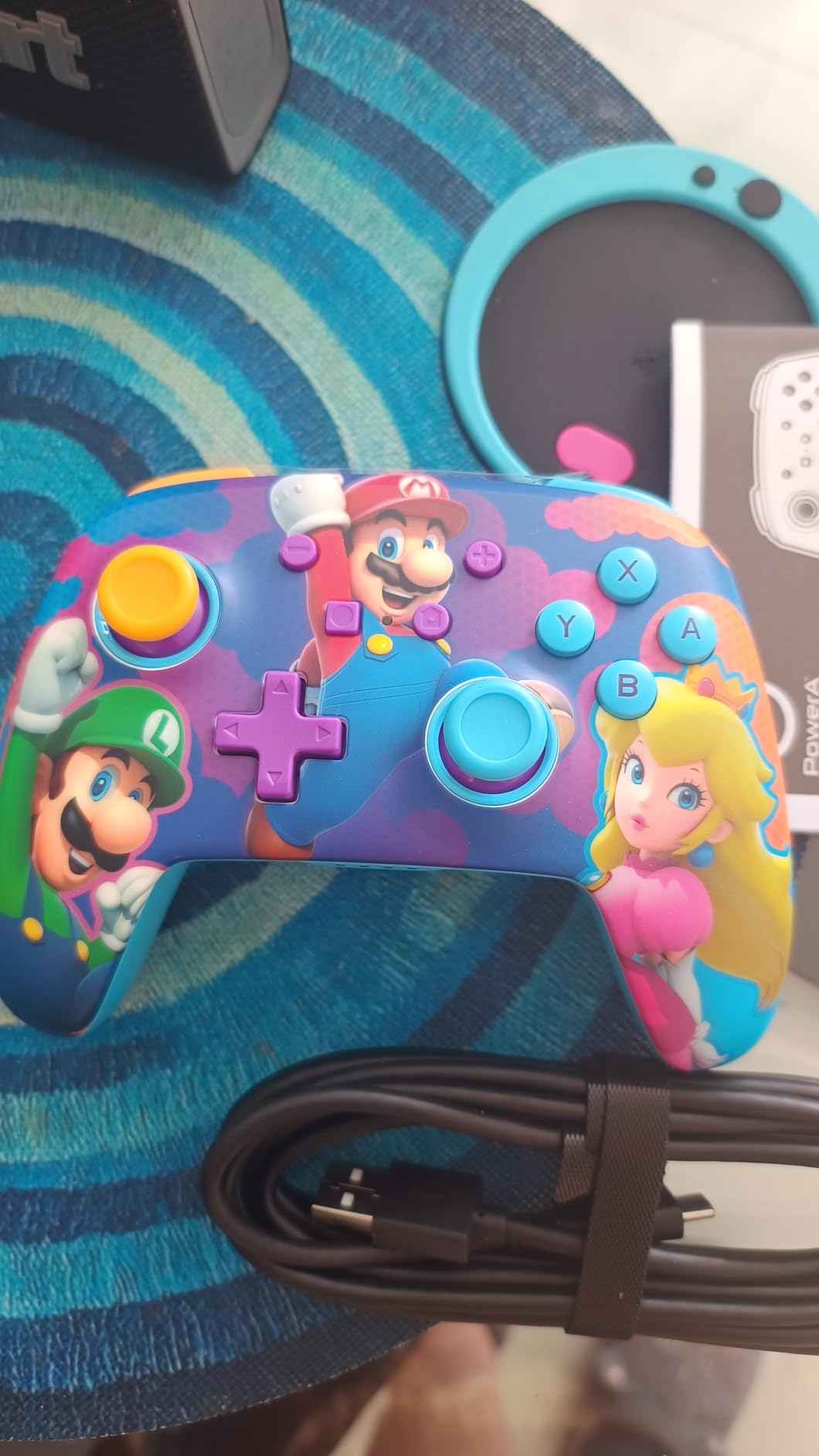 PowerA Enhanced Wireless Controller for Nintendo Switch/Switch 2 / Switch Lite/OLED Model - Black - Gamepad, game controller, Officially Licensed customer photo 2