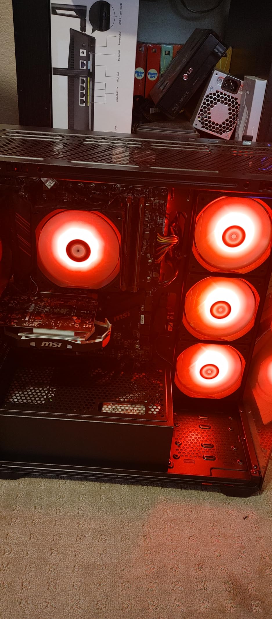 BENFEI SATA Cable III, 3 Pack SATA Cable III 6Gbps 90 Degree Right Angle with Locking Latch 18 Inch for SATA HDD, SSD, CD Driver, CD Writer - Black customer photo 2