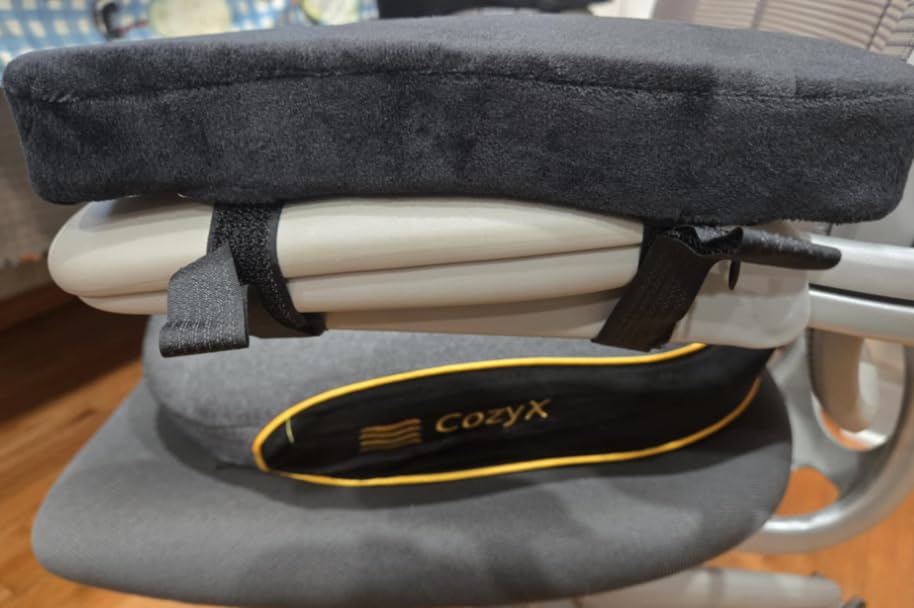 WESTERN COMFORT Thick Armrest Pads - Memory Foam Office Chair Arm Pads - Arm Rest for Desk Chair & Gaming Chair Armrest Pads - Chair Arm Covers - Elbow Support customer photo 1