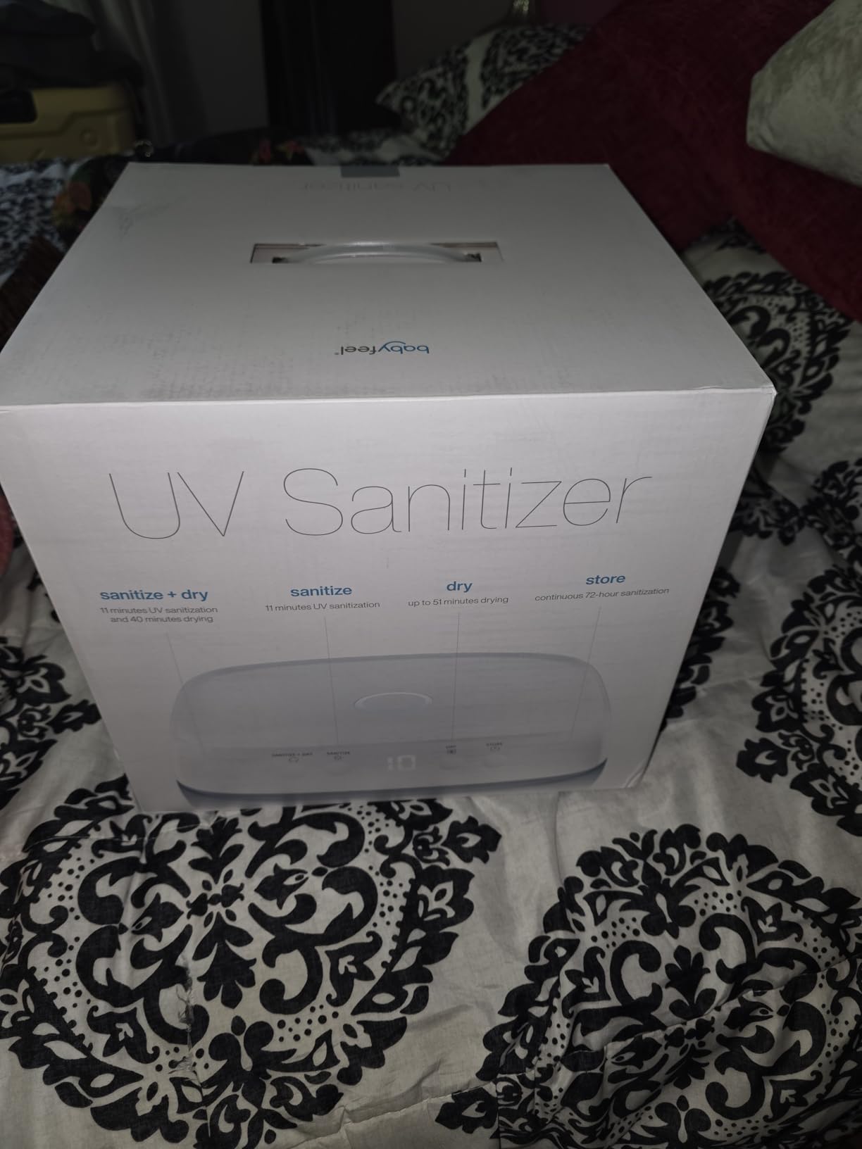 UV Light Sanitizer, UV Box Sanitizer, Conveniently Sanitizes in Minutes, Large Capacity, No Cleaning Required, Touch Control customer photo 1