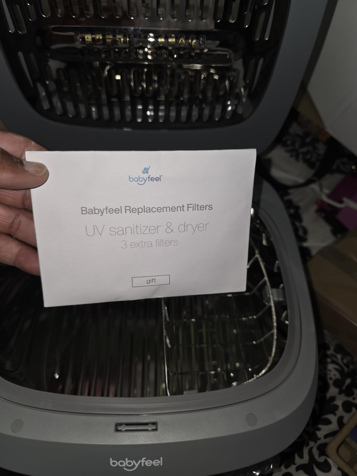 UV Light Sanitizer, UV Box Sanitizer, Conveniently Sanitizes in Minutes, Large Capacity, No Cleaning Required, Touch Control customer photo 2