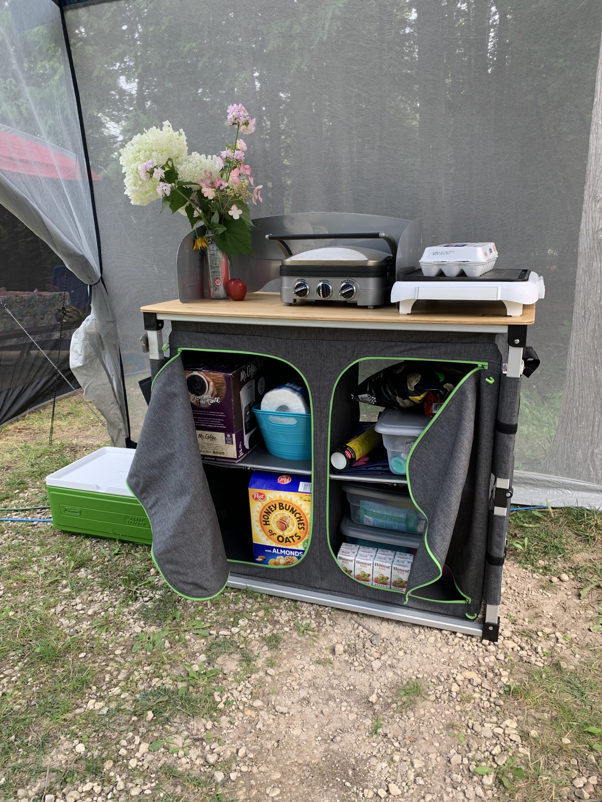 SylvanSport Outdoor Camp Kitchen for Easy Cooking, Clean Up, and Camping Meal Prep - Great for Campsites, Tailgates, BBQs and Glamping - Camping Essentials - Dine-O-Mite Small Version customer photo 2