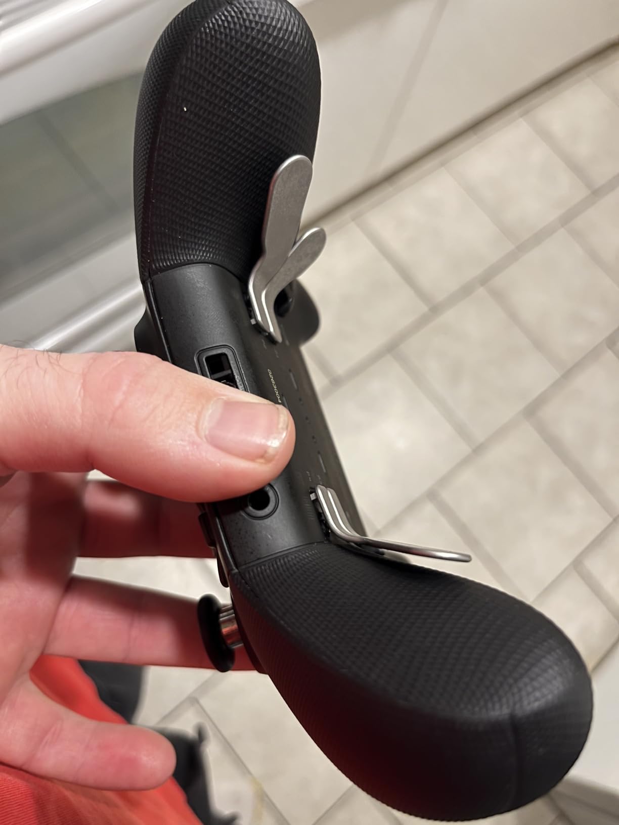 eXtremeRate Elite Controller Paddles, Interchangeable Paddles for Xbox Elite Series 2 & 1, Replacement Parts Accessories Metal Stainless Steel Paddles for Xbox Elite Series 2 Core Controller - Black customer photo 2