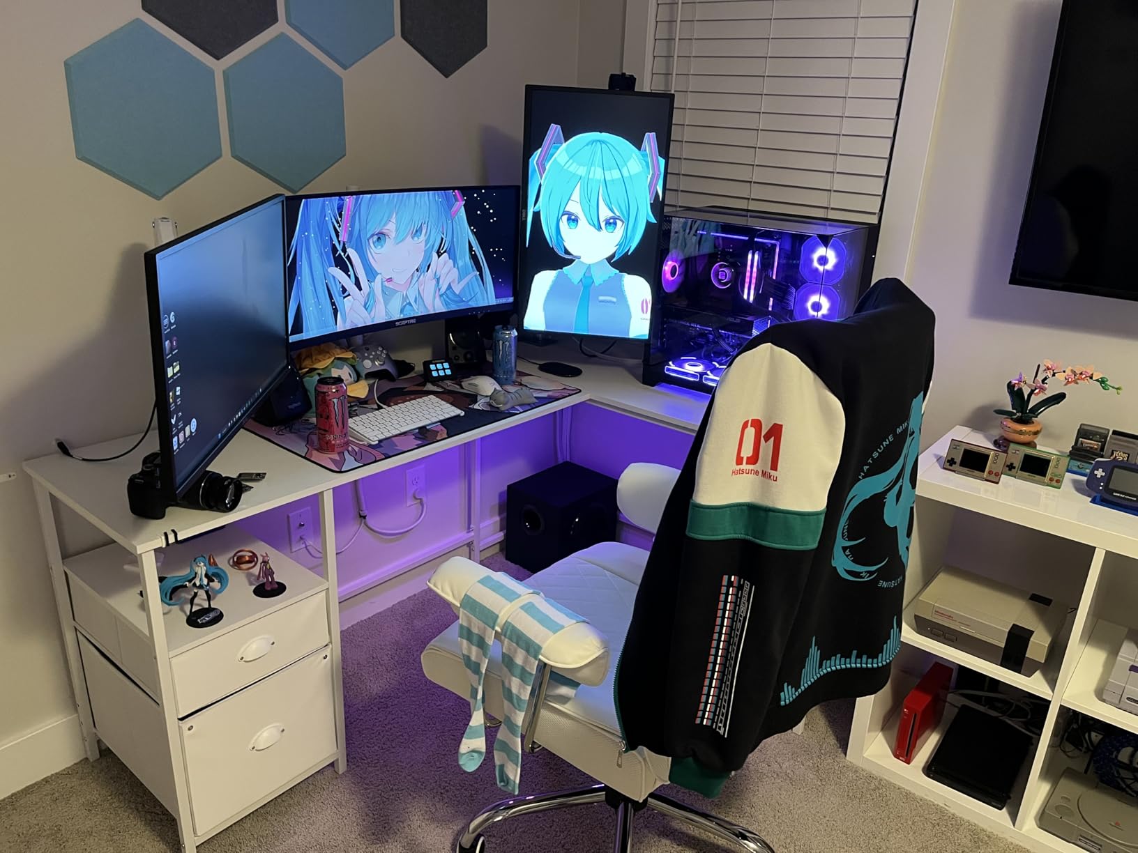 Yecaye 2 Pack Cable Management Under Desk, 31.5 in Under Desk Cable Management Tray, Cord Hider customer photo 2