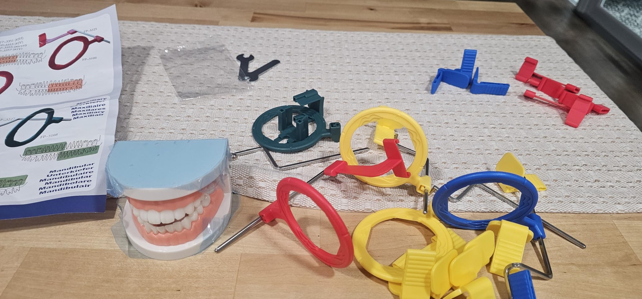 Dental Intra Oral X-Ray Film Positioning System Complete Kit FPS 3000 XCP-DS Type Positioner Holders (1 Set Multi-Color) customer photo 1