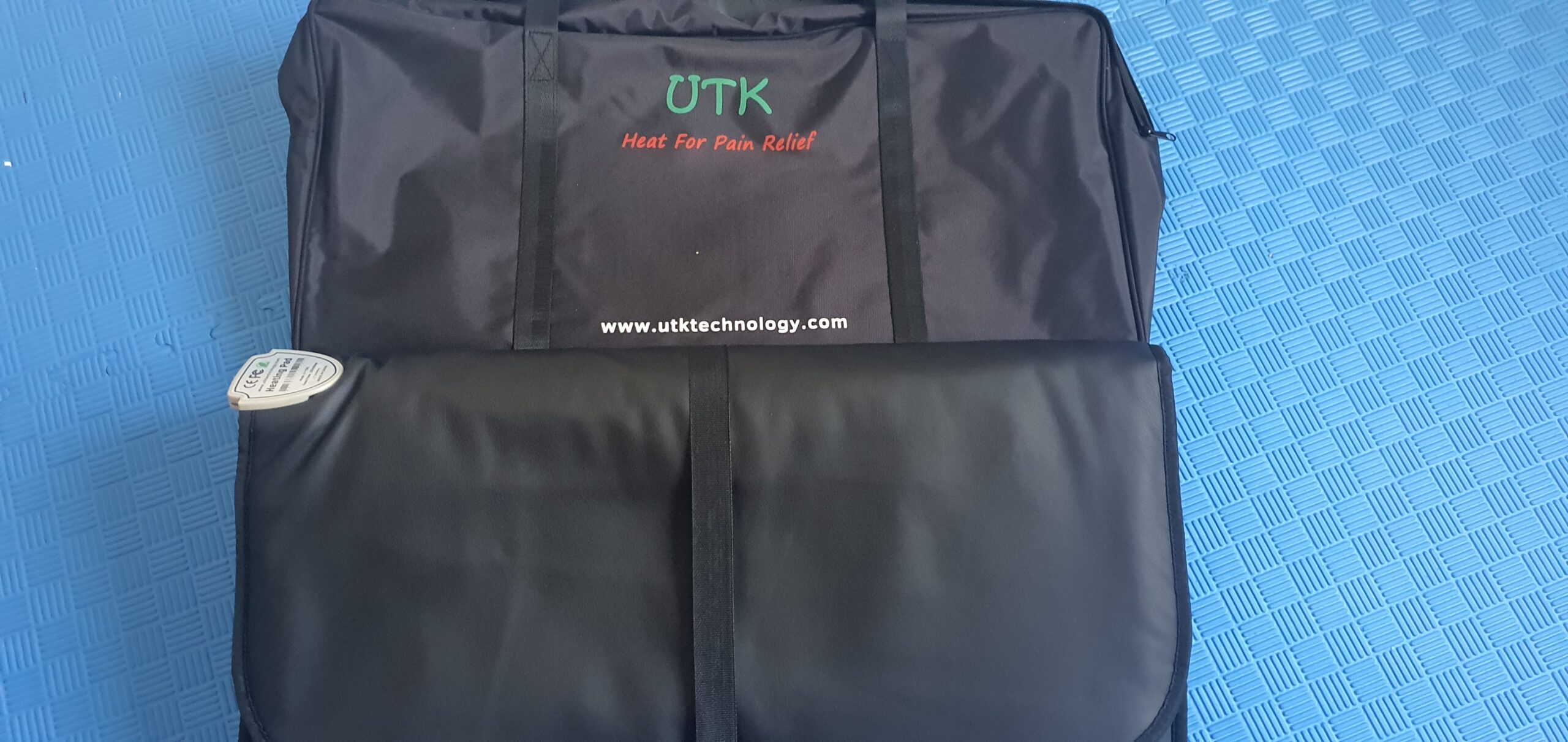 UTK 70'' x 24'' Full Body Quantum Wave Far Infrared Heating pad, 5X Pain Relief, FSA-HSA Eligible Weighted Mat with Magnets Stone, Jade & Tourmaline, Hotter to 159℉, 4H Auto-Off, Gift for Women Men customer photo 1