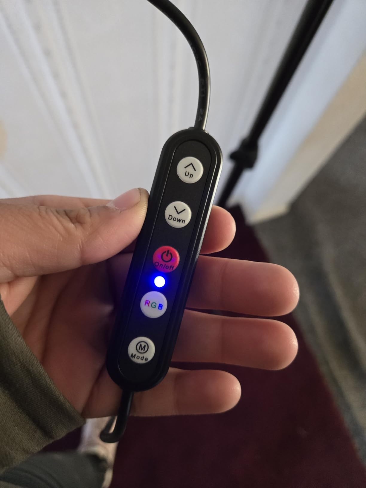 Weilisi 10'' Ring Light with Stand 72'' Tall & Phone Holder,38 Color Modes Selfie Light with Tripod Stand,Stepless Dimmable/Speed LED Ring Light for iPhone & Android,YouTube, Makeup,TIK Tok customer photo 2